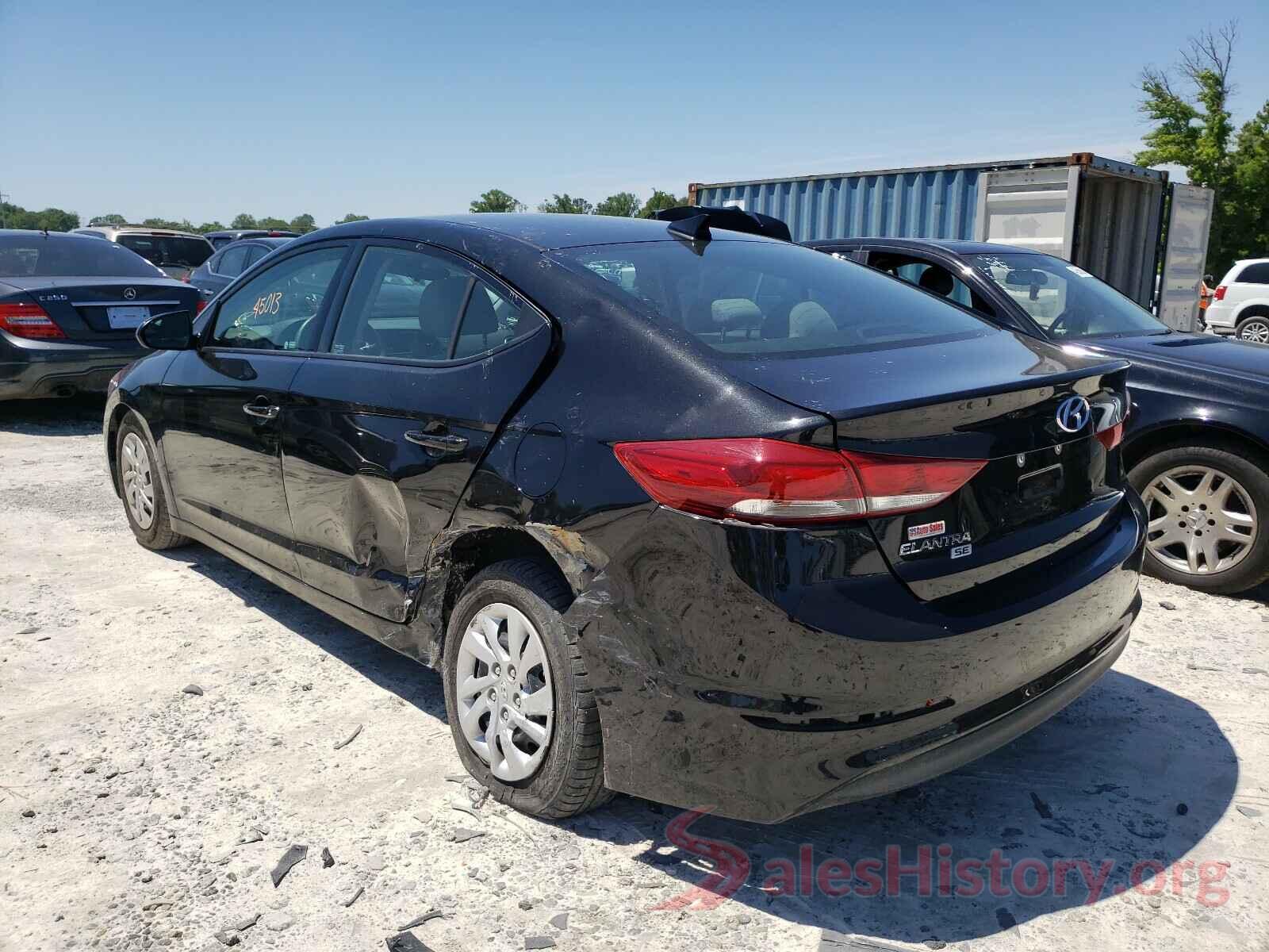 5NPD74LF9HH193686 2017 HYUNDAI ELANTRA