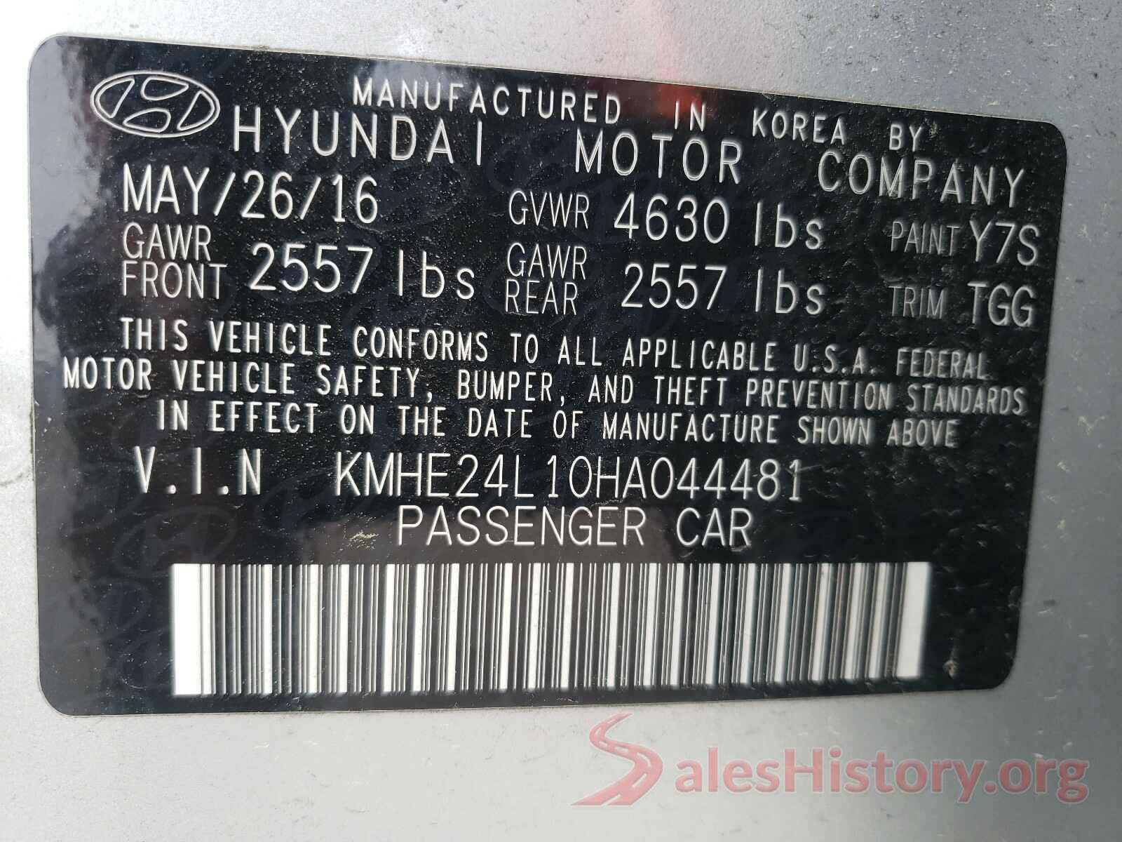 KMHE24L10HA044481 2017 HYUNDAI SONATA