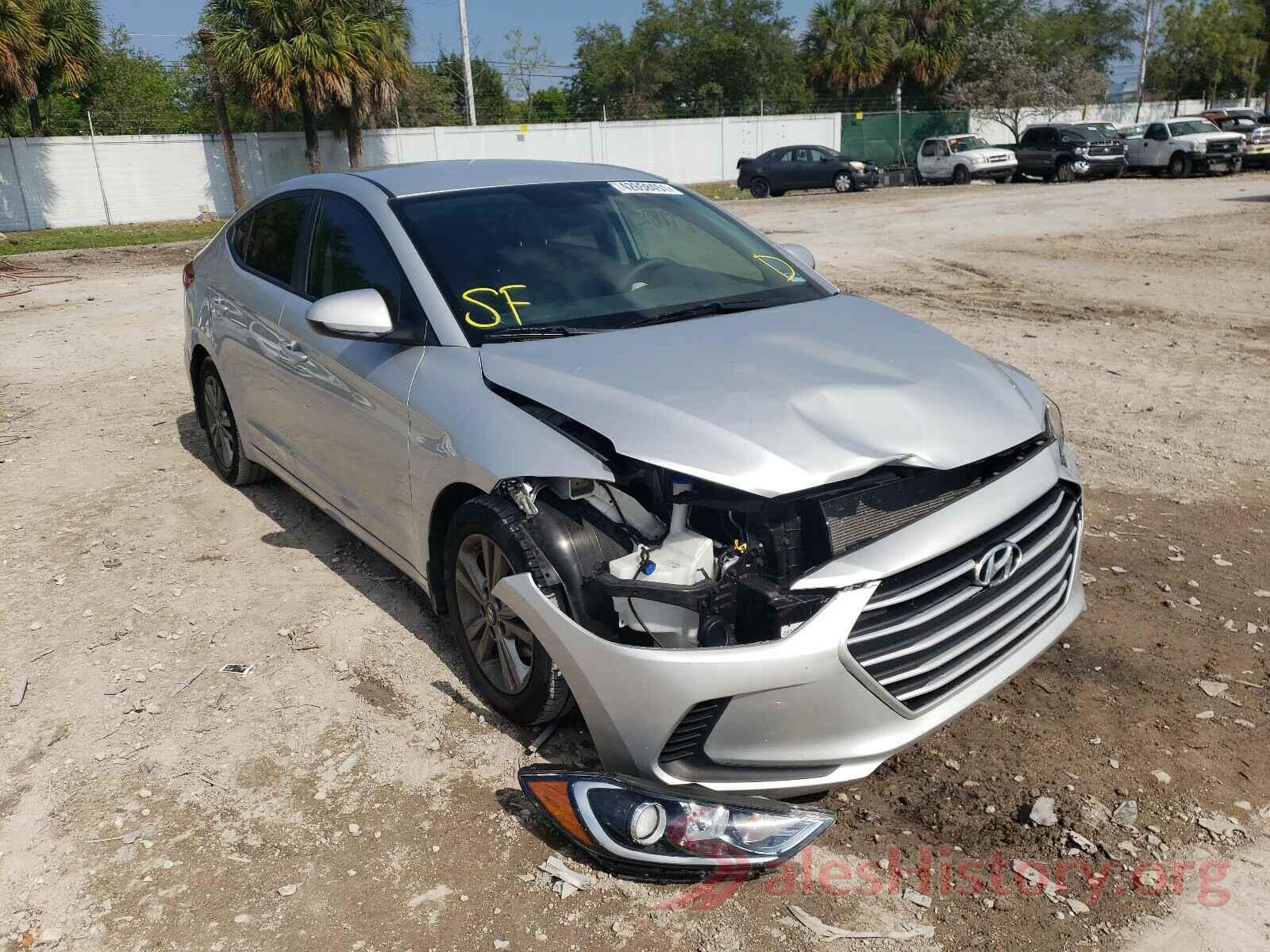 5NPD84LF0JH322689 2018 HYUNDAI ELANTRA