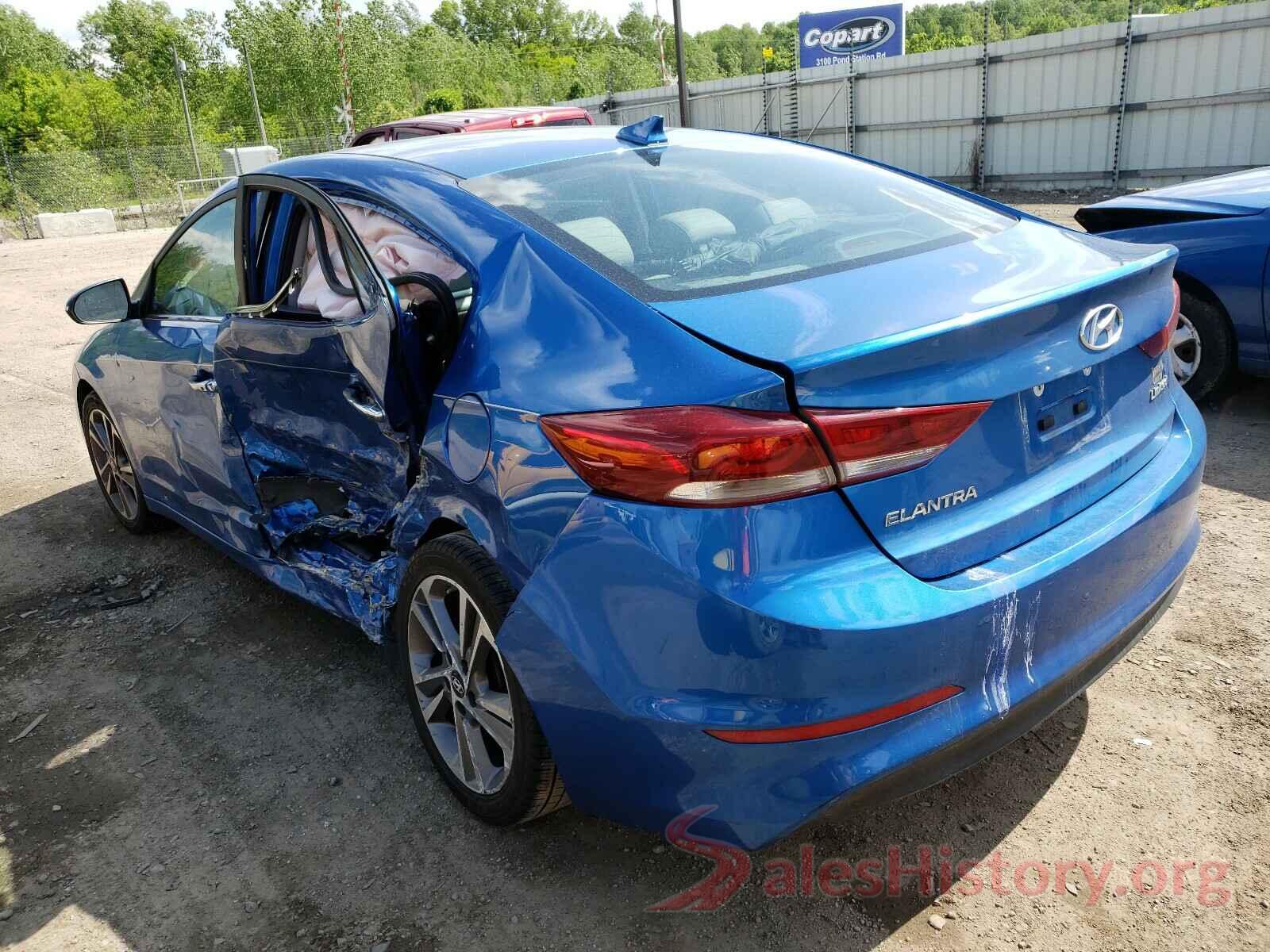 5NPD84LF1HH055394 2017 HYUNDAI ELANTRA