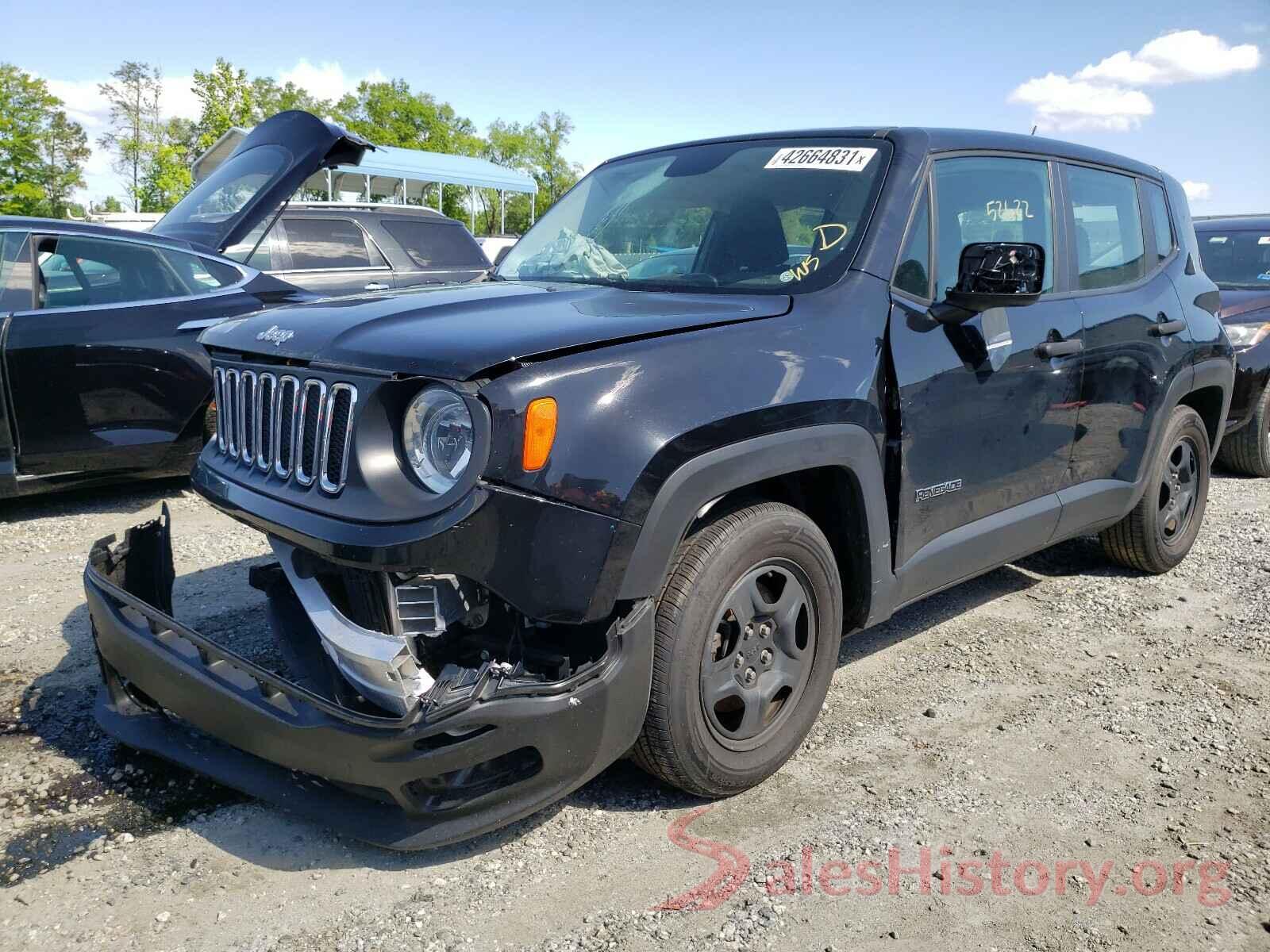 ZACCJAAB6HPF91313 2017 JEEP RENEGADE