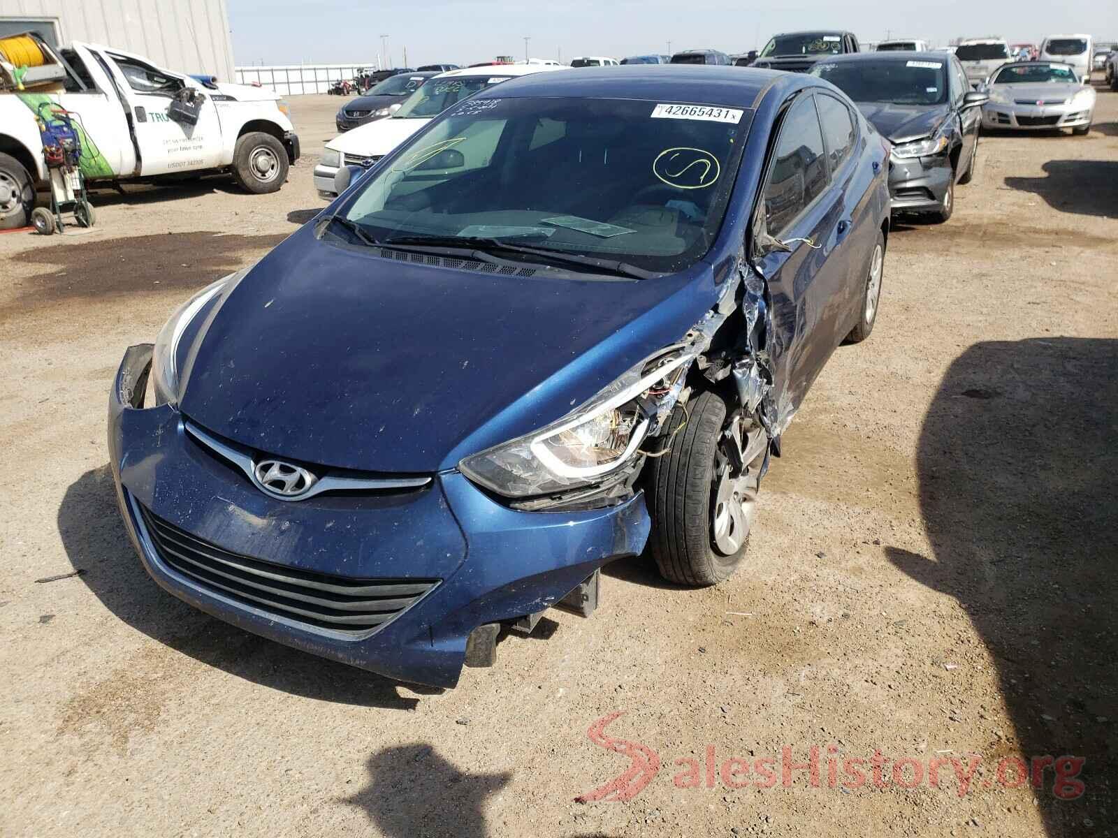 5NPDH4AE3GH690383 2016 HYUNDAI ELANTRA