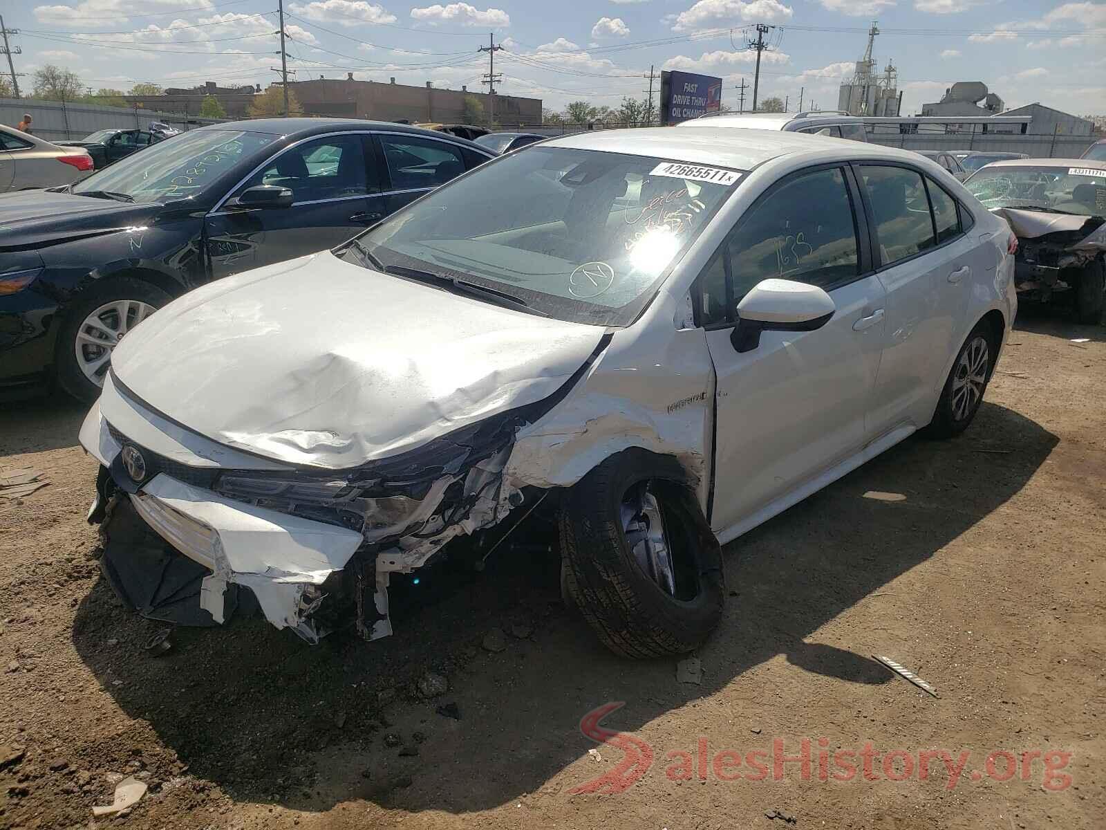 JTDEAMDE6MJ003484 2021 TOYOTA COROLLA