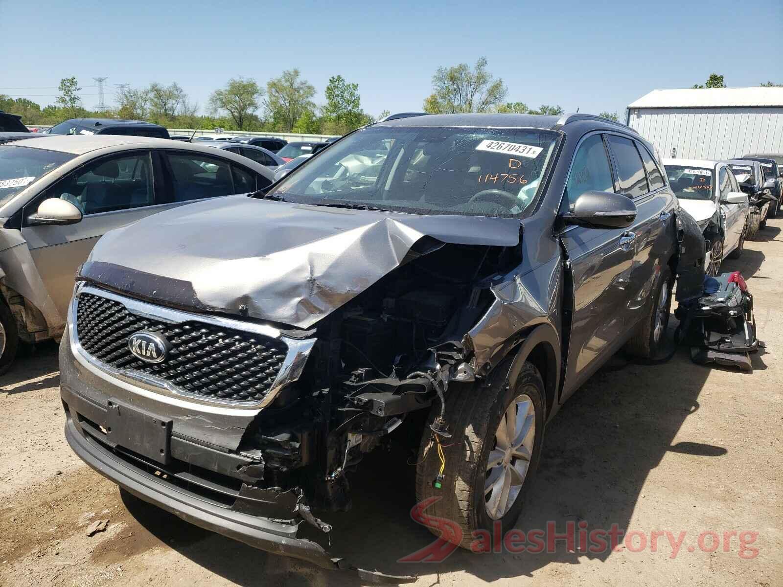 5XYPG4A30GG114756 2016 KIA SORENTO