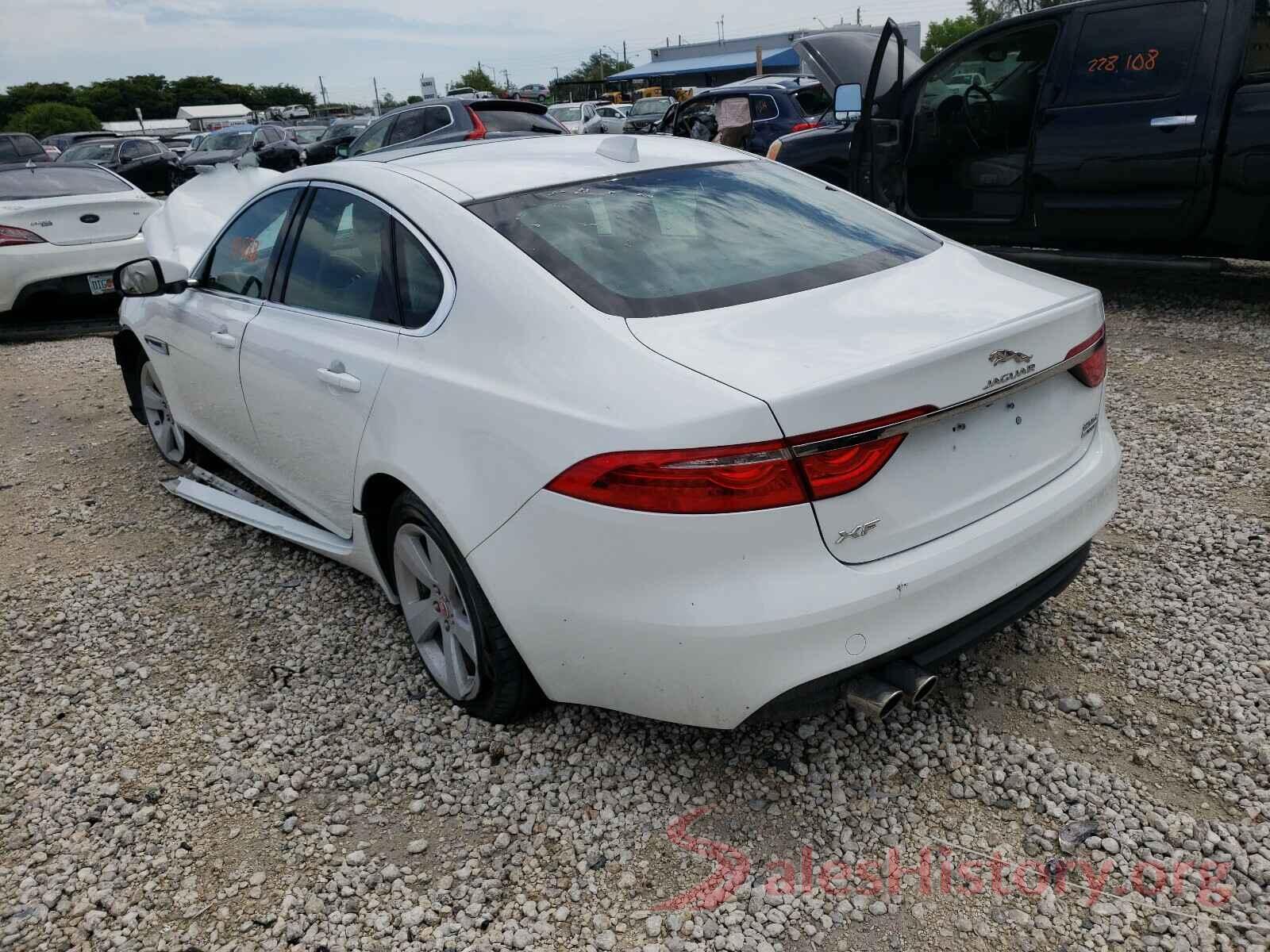 SAJBS4BN8HCY23614 2017 JAGUAR XF