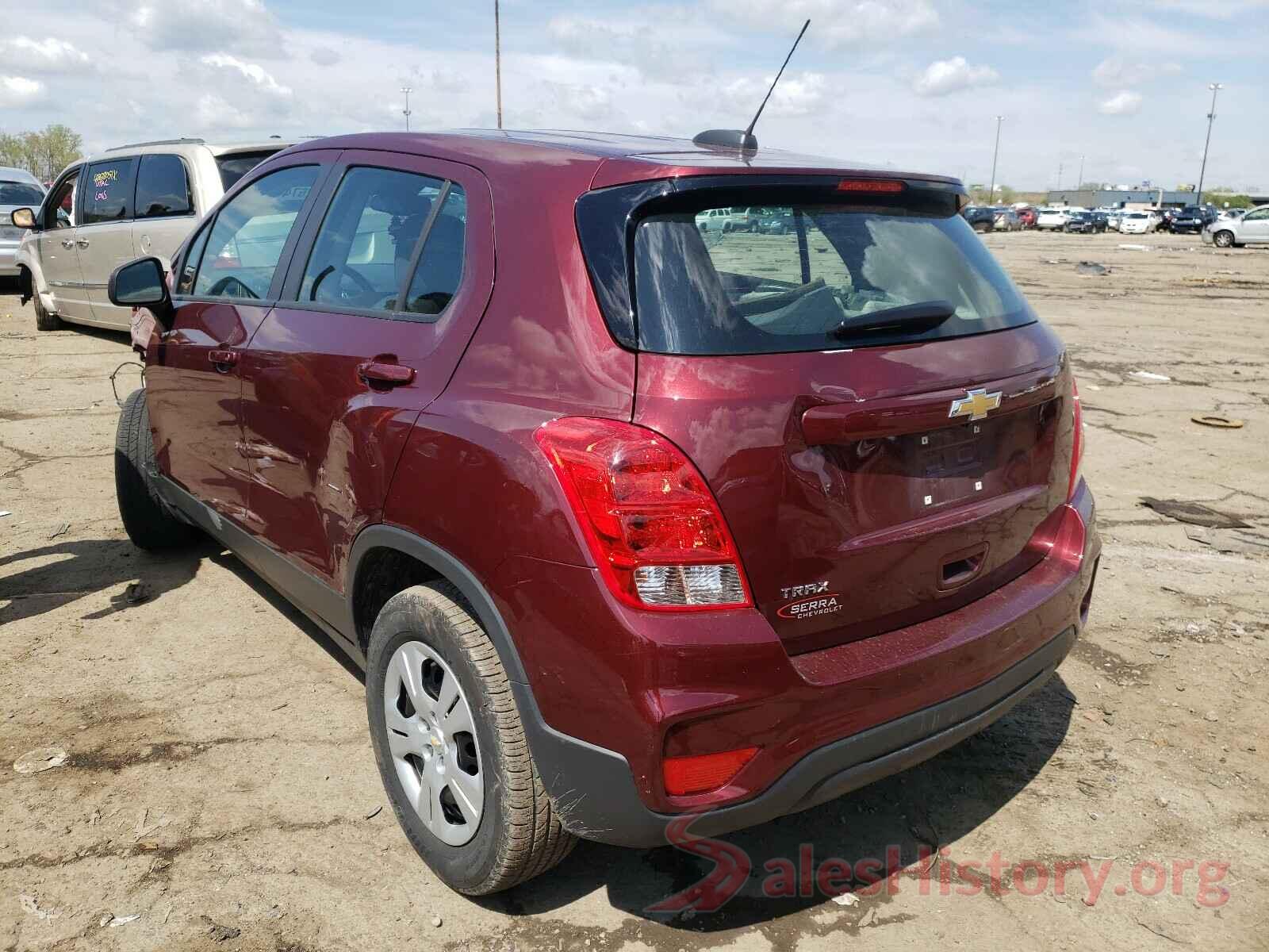 3GNCJKSB8HL247485 2017 CHEVROLET TRAX