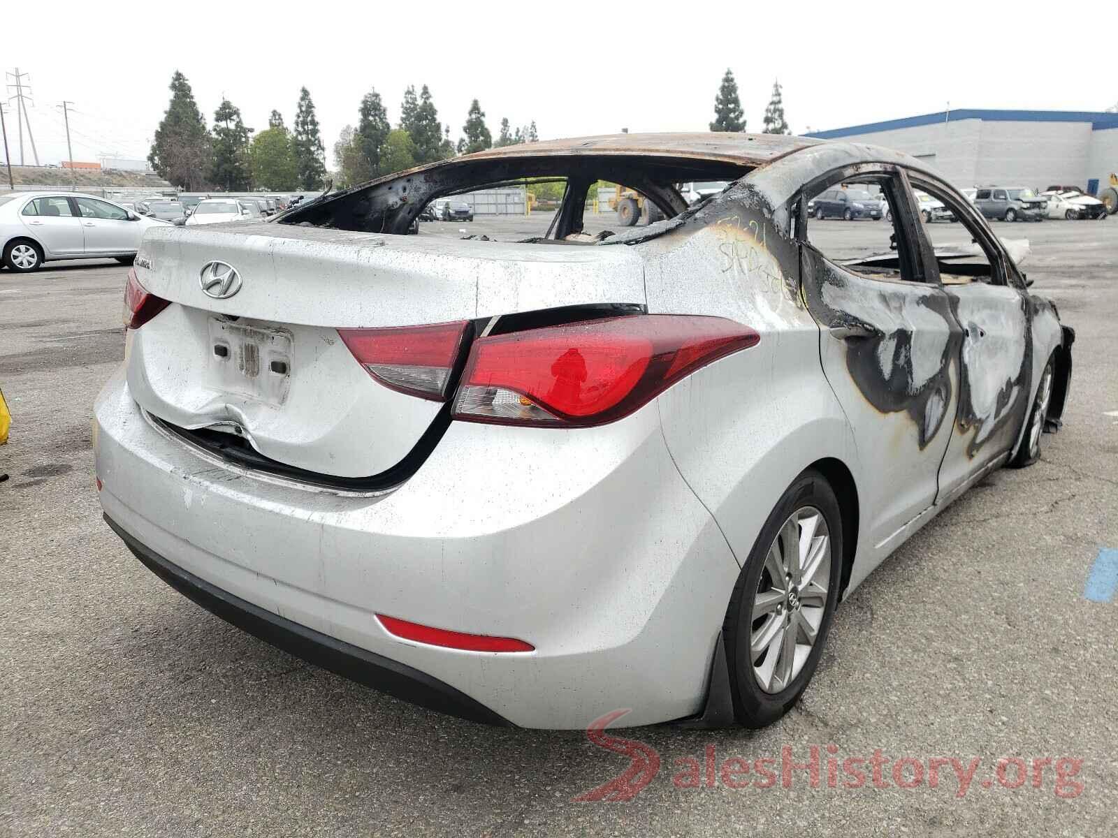 5NPDH4AE2GH658654 2016 HYUNDAI ELANTRA