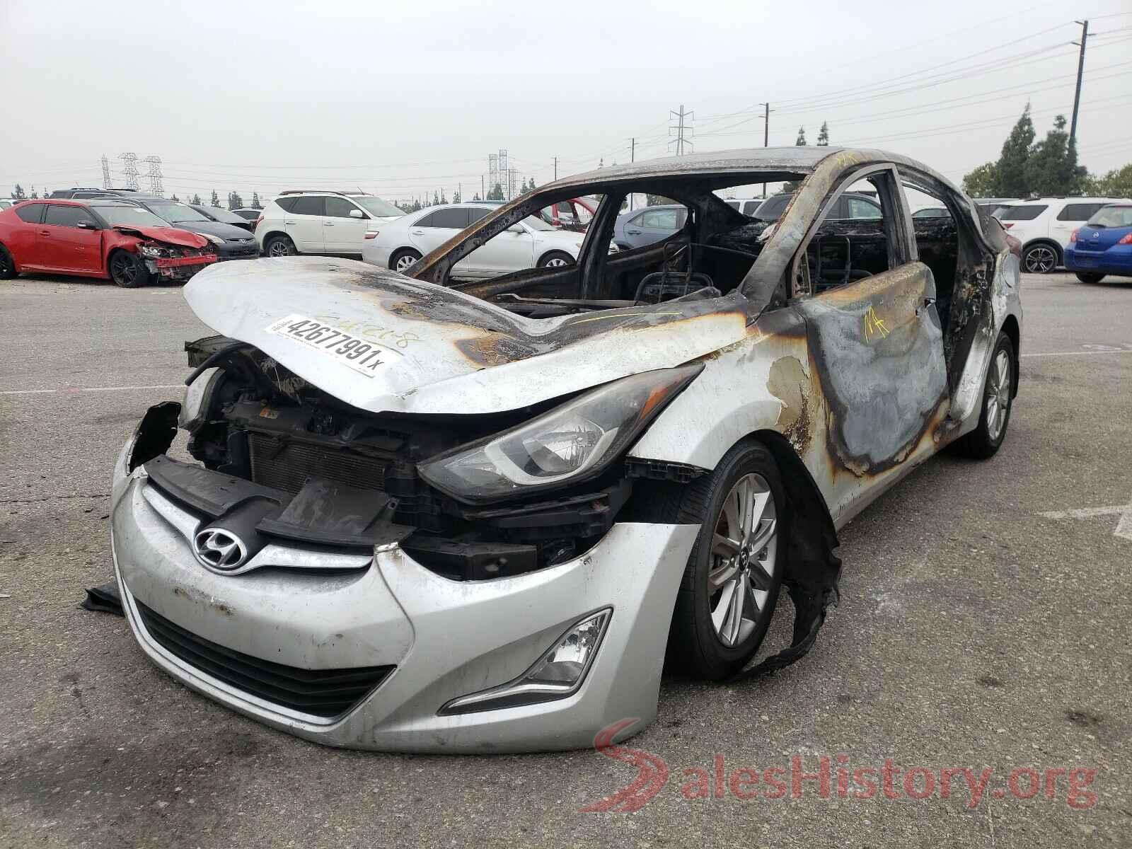 5NPDH4AE2GH658654 2016 HYUNDAI ELANTRA