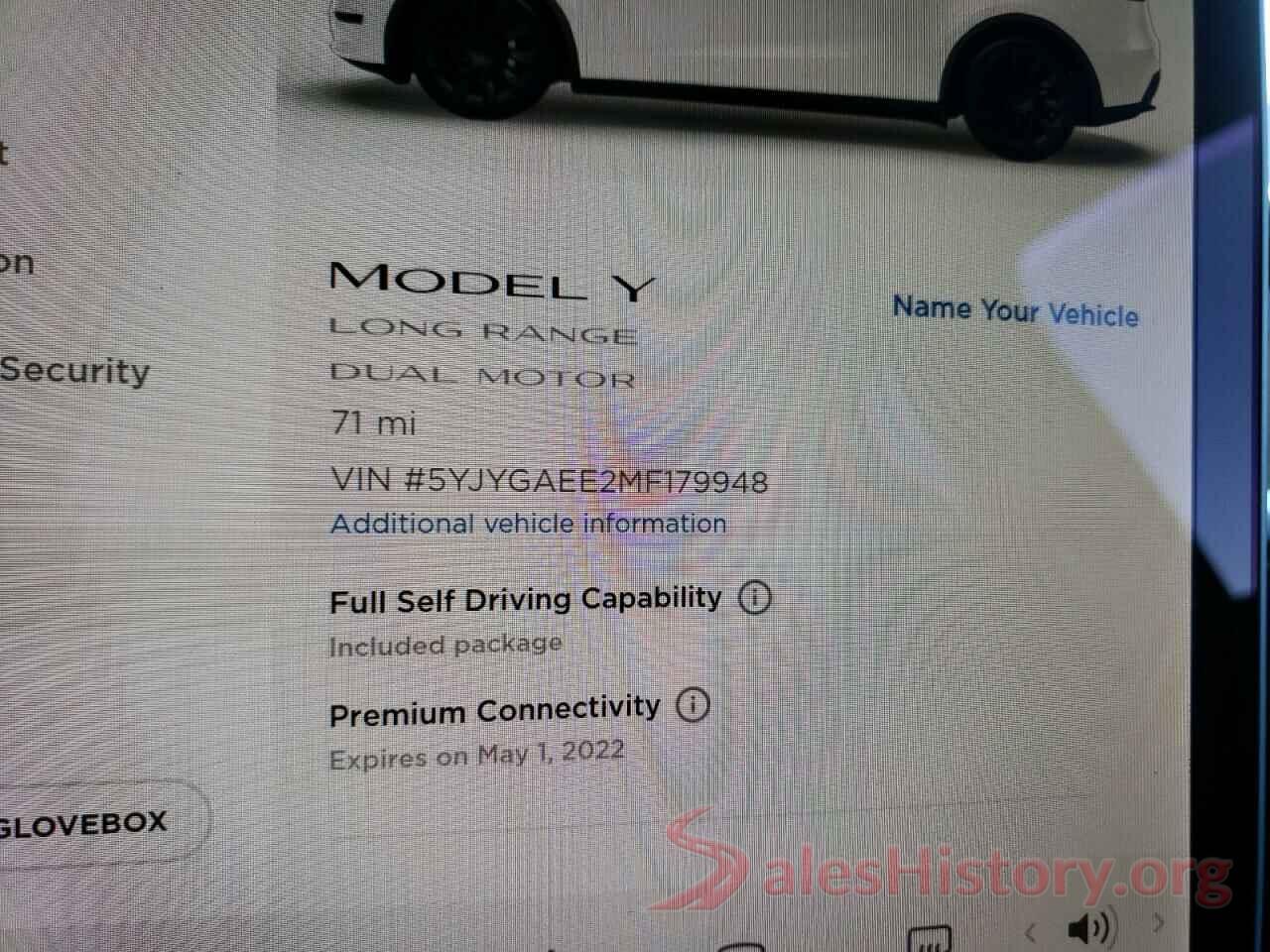 5YJYGAEE2MF179948 2021 TESLA MODEL Y