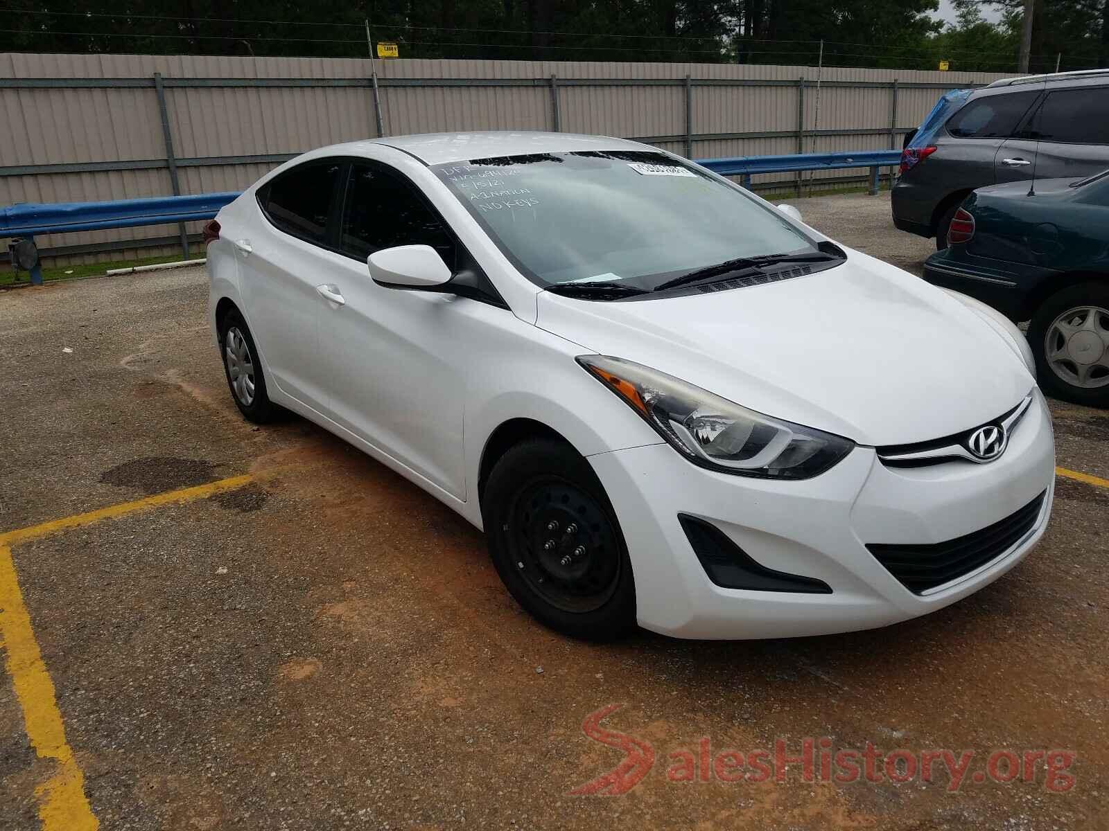 5NPDH4AEXGH694124 2016 HYUNDAI ELANTRA