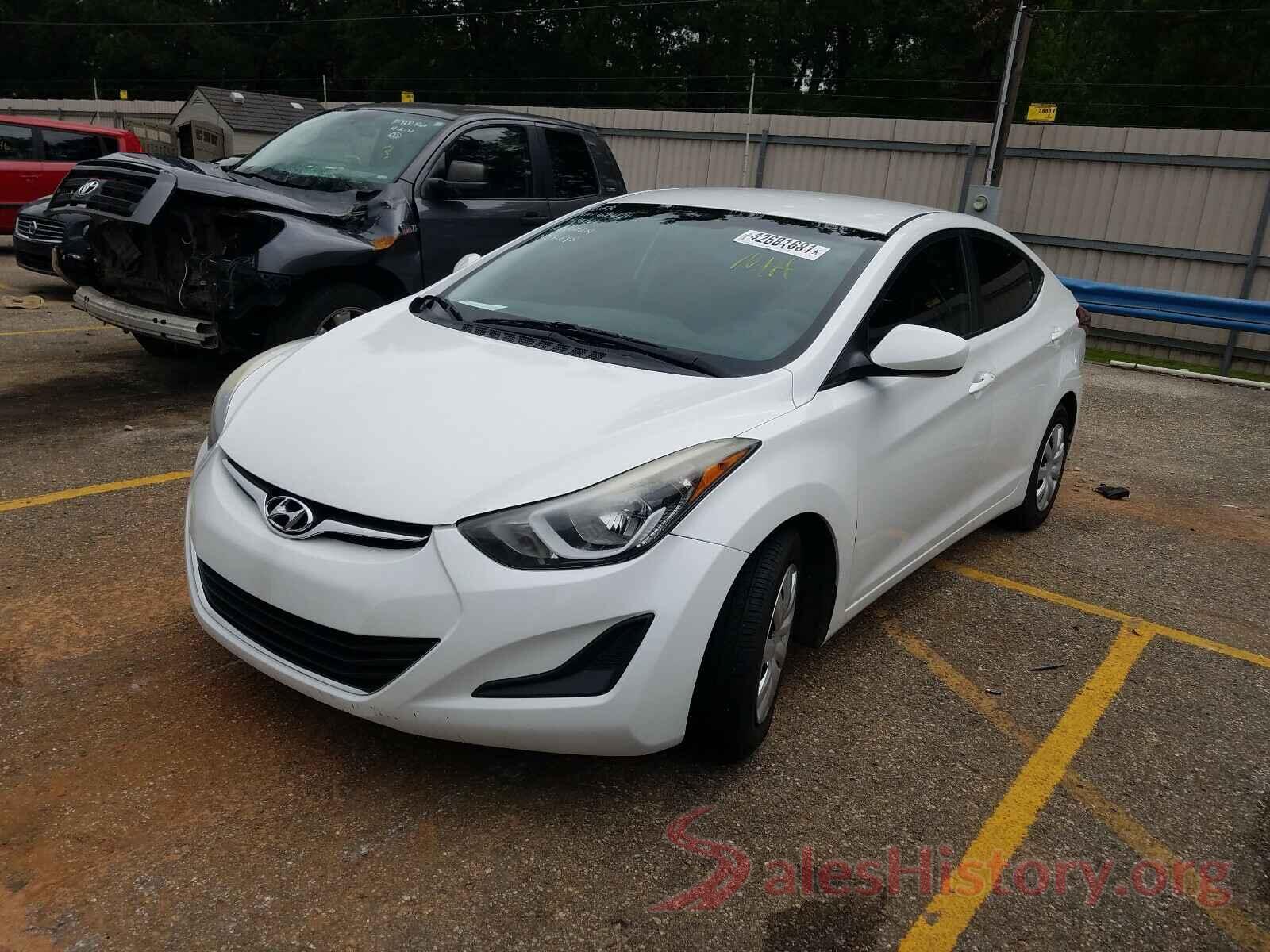 5NPDH4AEXGH694124 2016 HYUNDAI ELANTRA