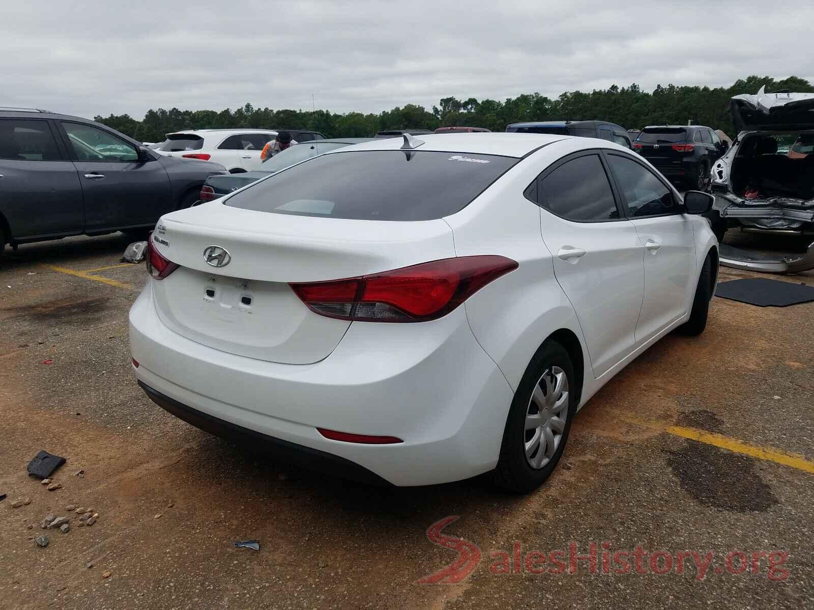 5NPDH4AEXGH694124 2016 HYUNDAI ELANTRA