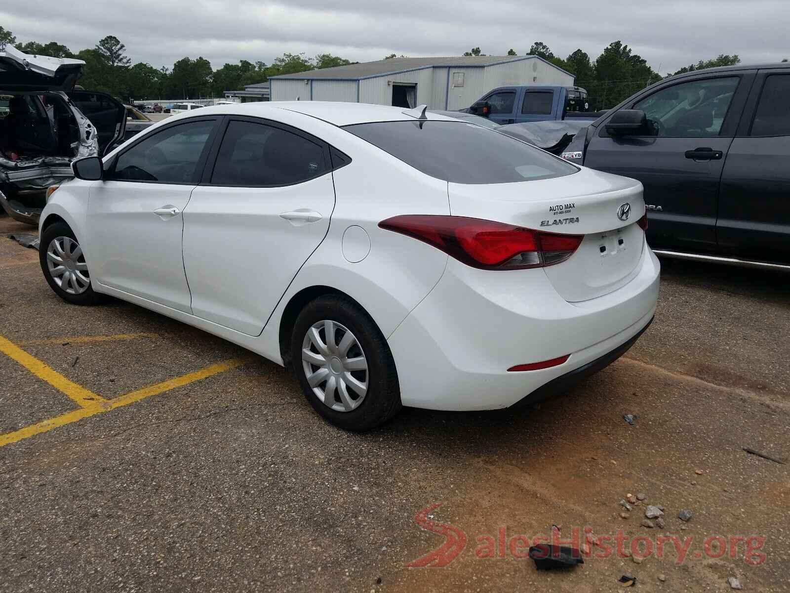 5NPDH4AEXGH694124 2016 HYUNDAI ELANTRA