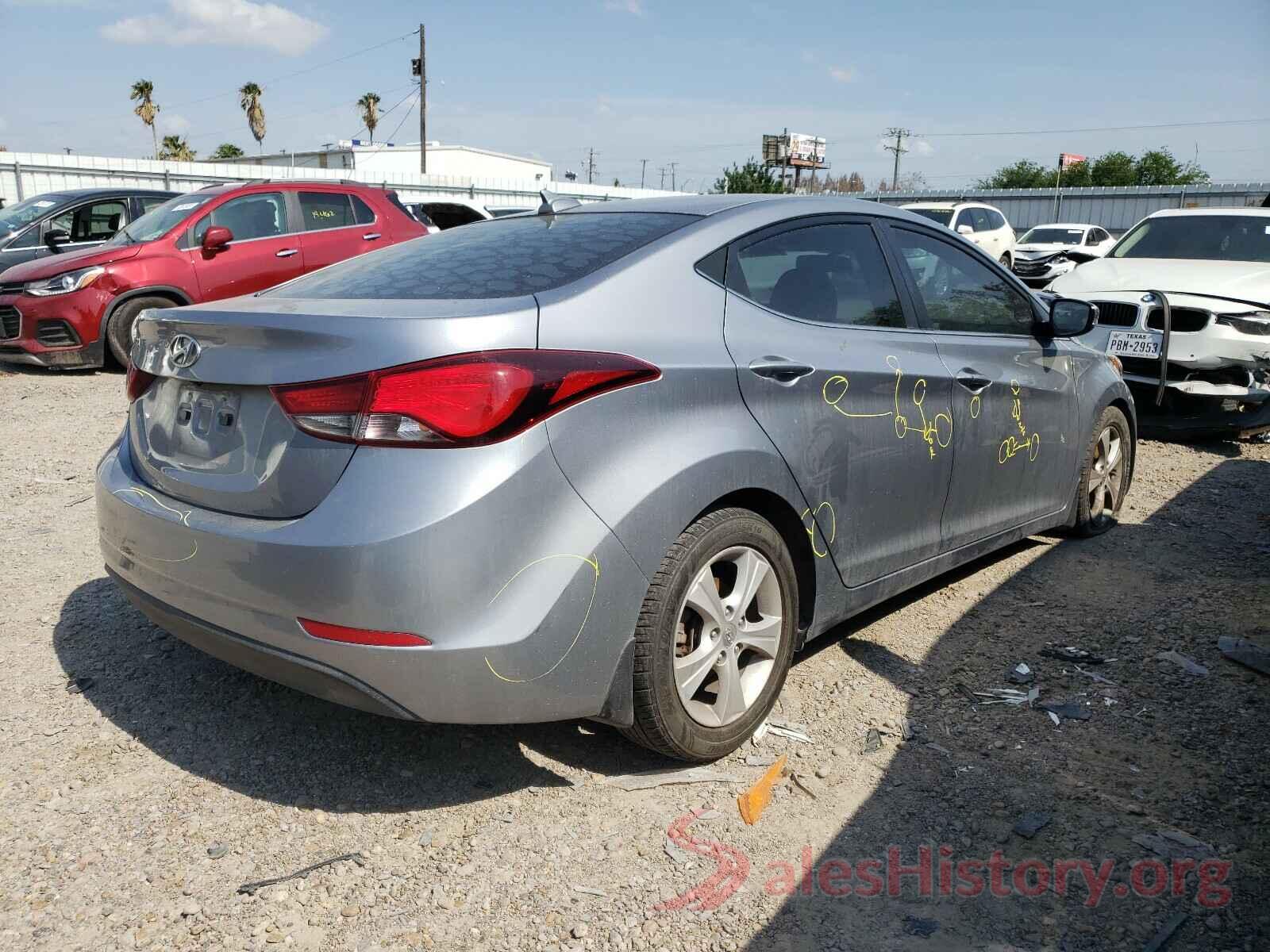 5NPDH4AEXGH791324 2016 HYUNDAI ELANTRA