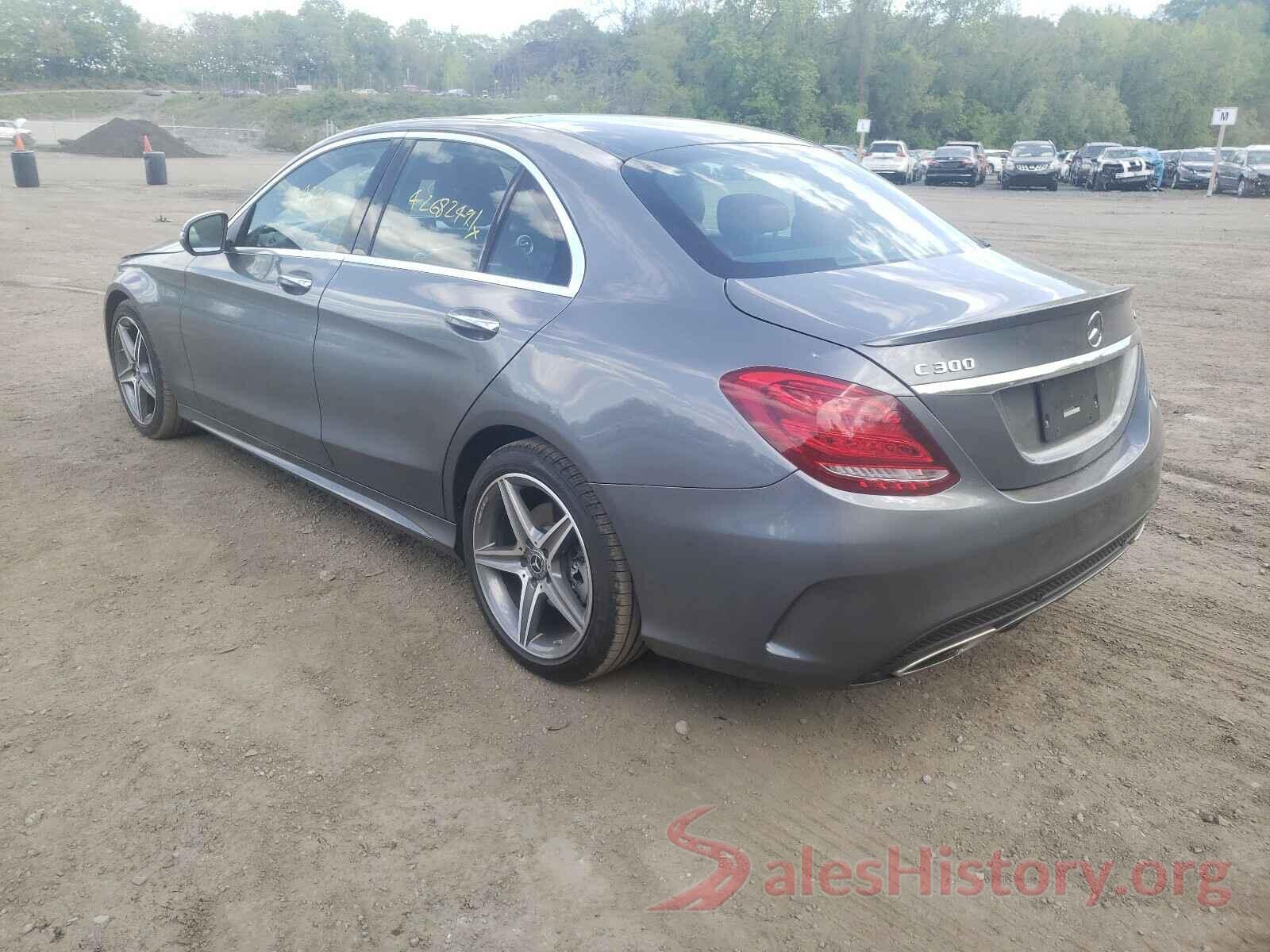 WDDWF4KB3JR357254 2018 MERCEDES-BENZ C CLASS