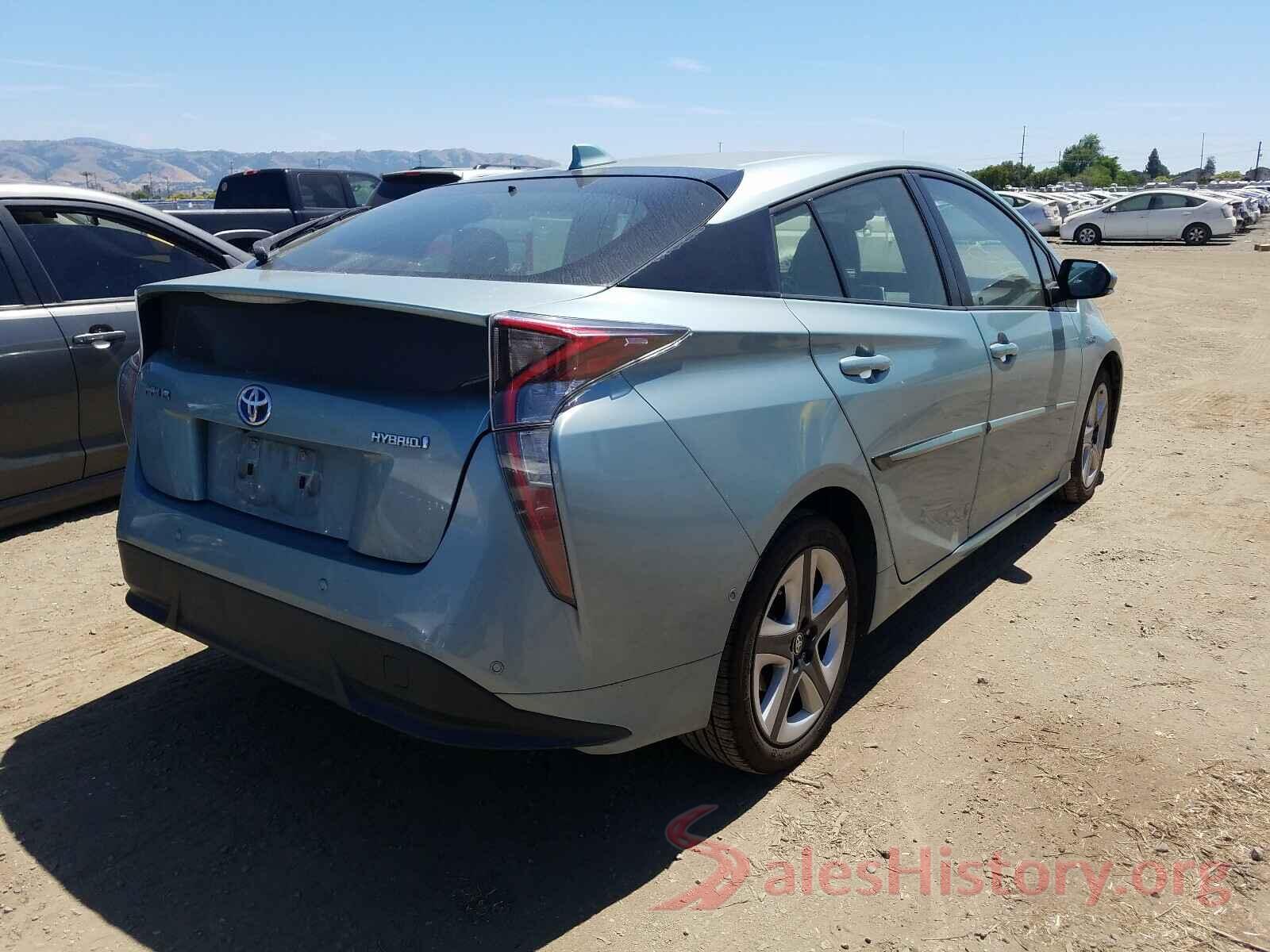 JTDKARFU6G3505120 2016 TOYOTA PRIUS