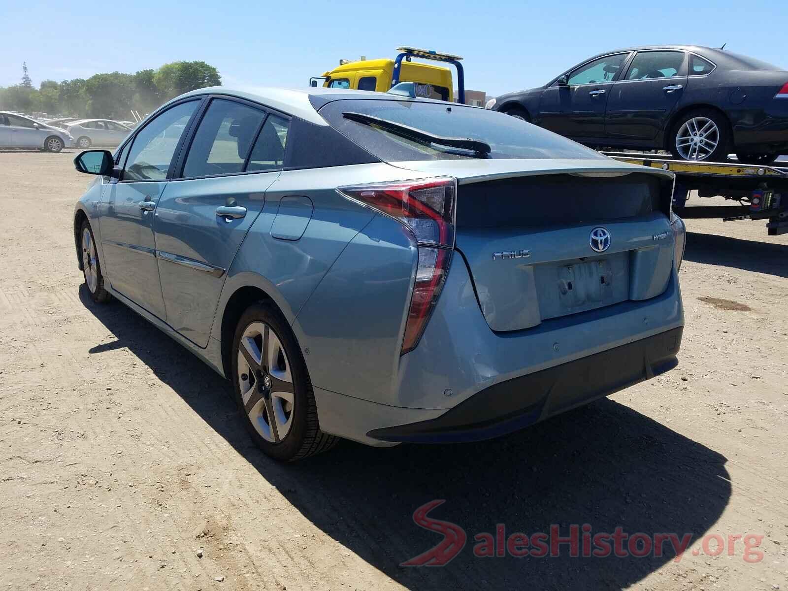 JTDKARFU6G3505120 2016 TOYOTA PRIUS