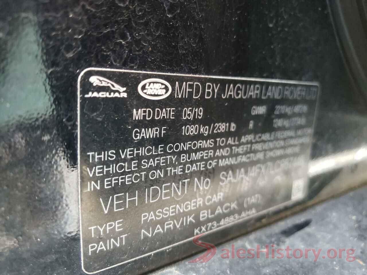 SAJAJ4FX7LCP57446 2020 JAGUAR XE