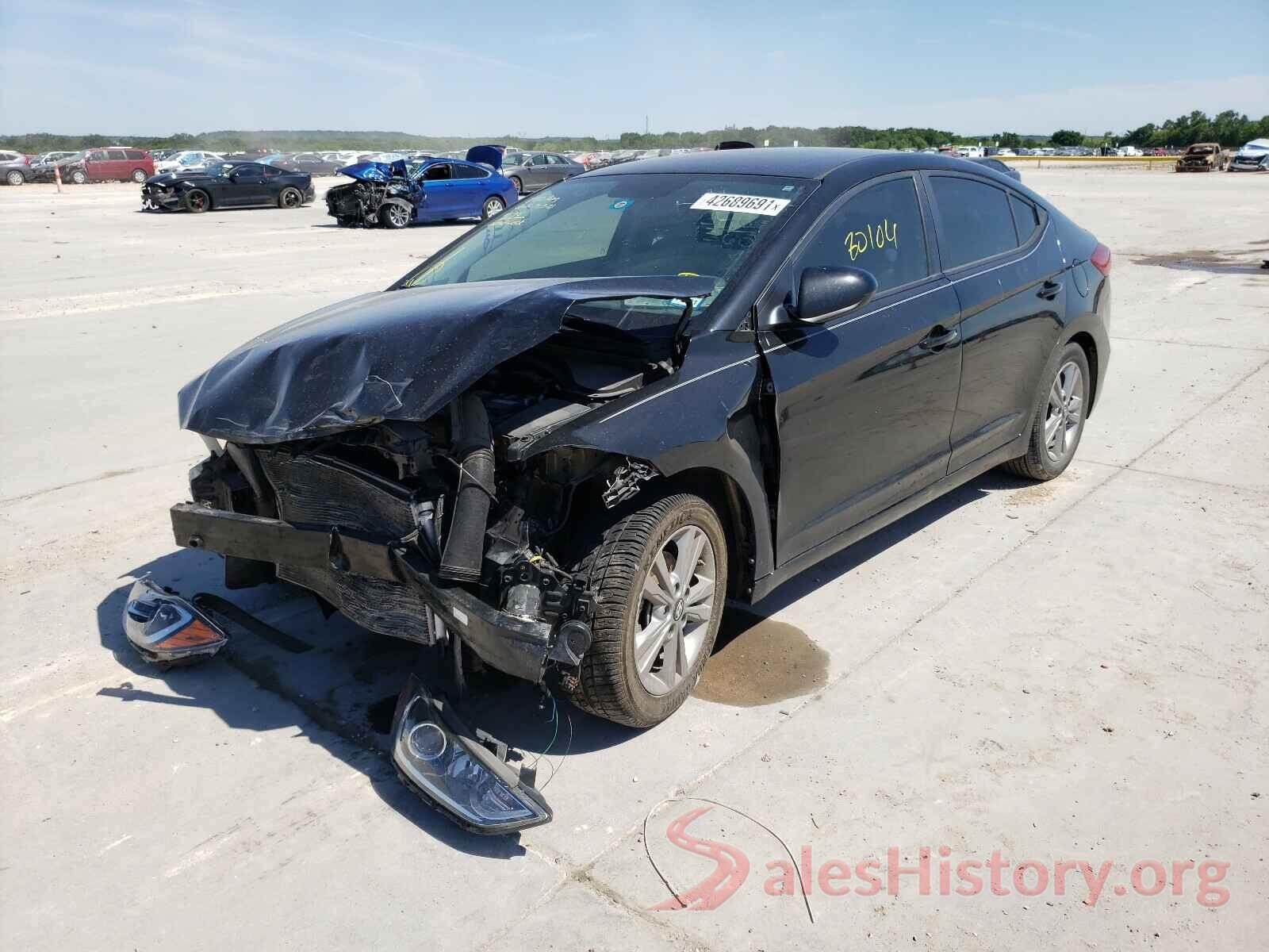 KMHD84LF1HU207174 2017 HYUNDAI ELANTRA