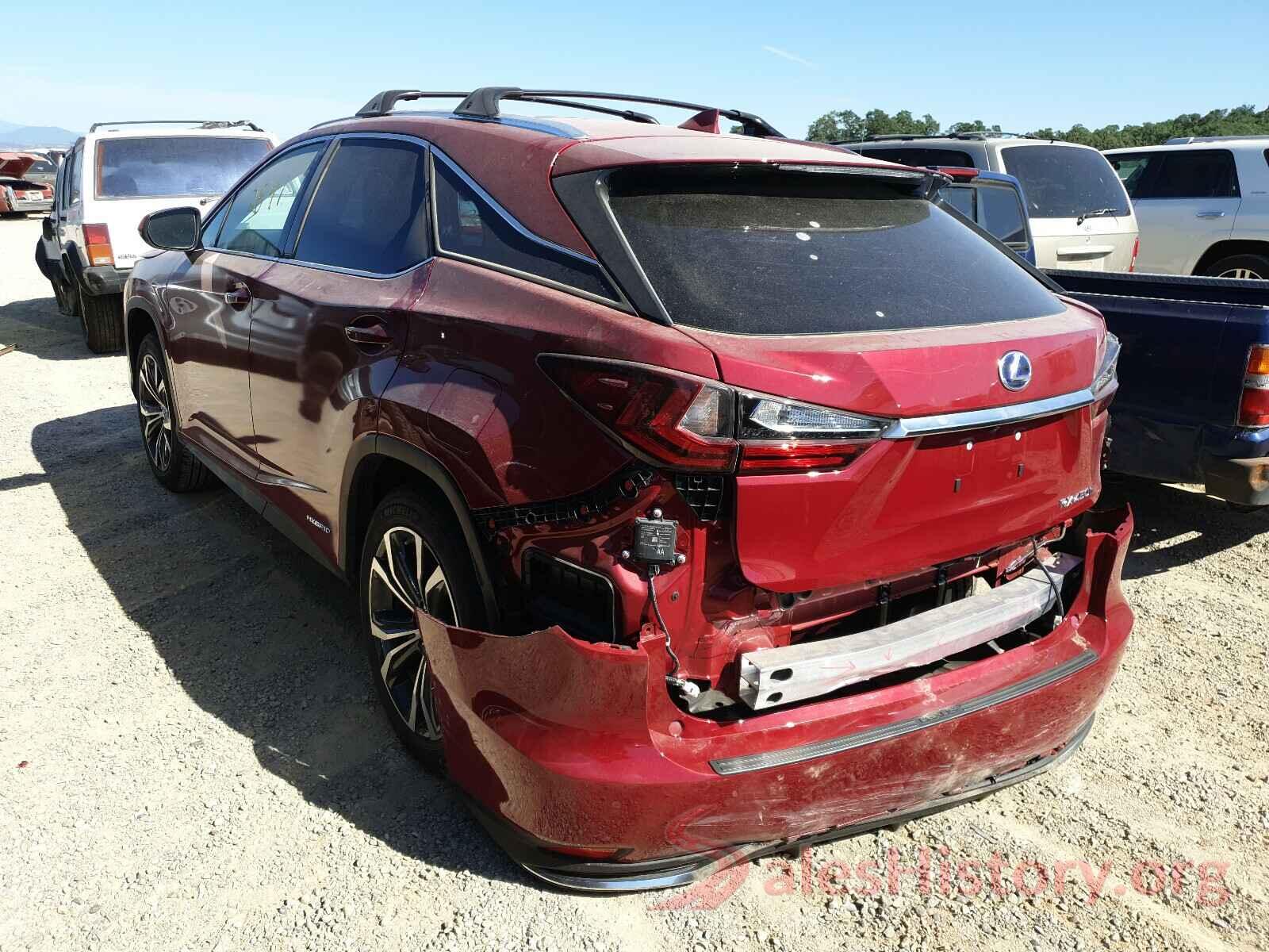 2T2HGMDA9LC056601 2020 LEXUS RX450