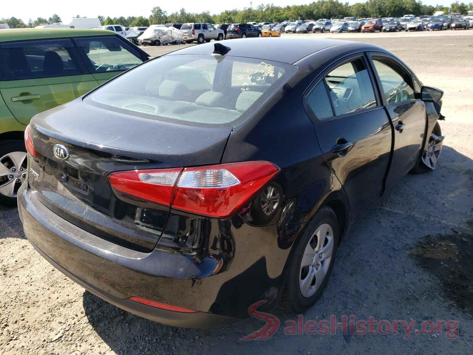 KNAFK4A66G5518848 2016 KIA FORTE