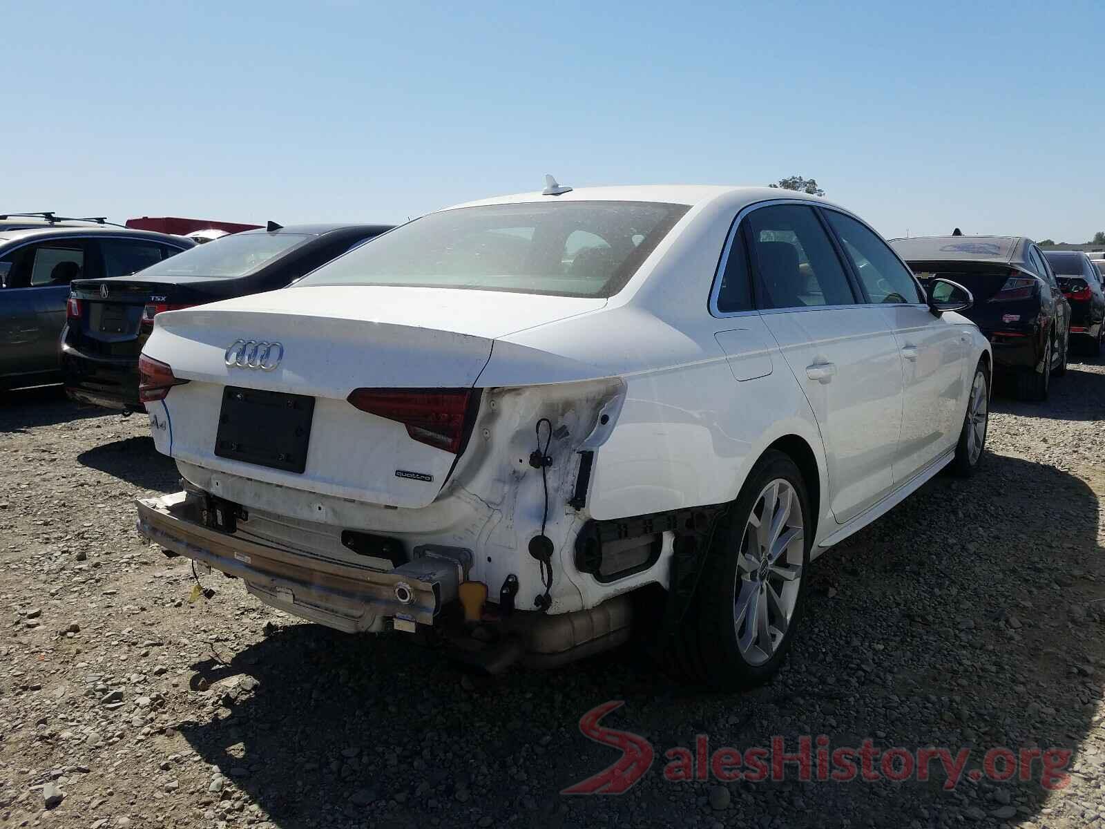 WAUENAF44KN001890 2019 AUDI A4