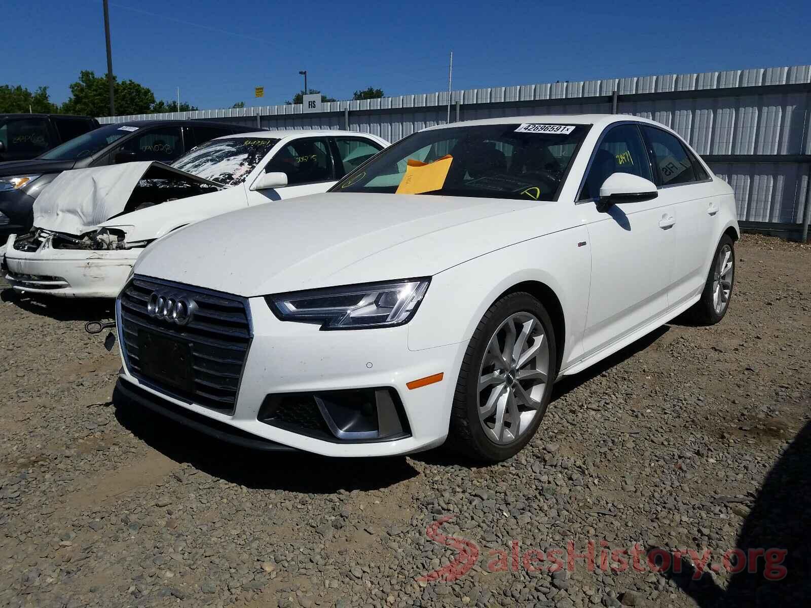 WAUENAF44KN001890 2019 AUDI A4