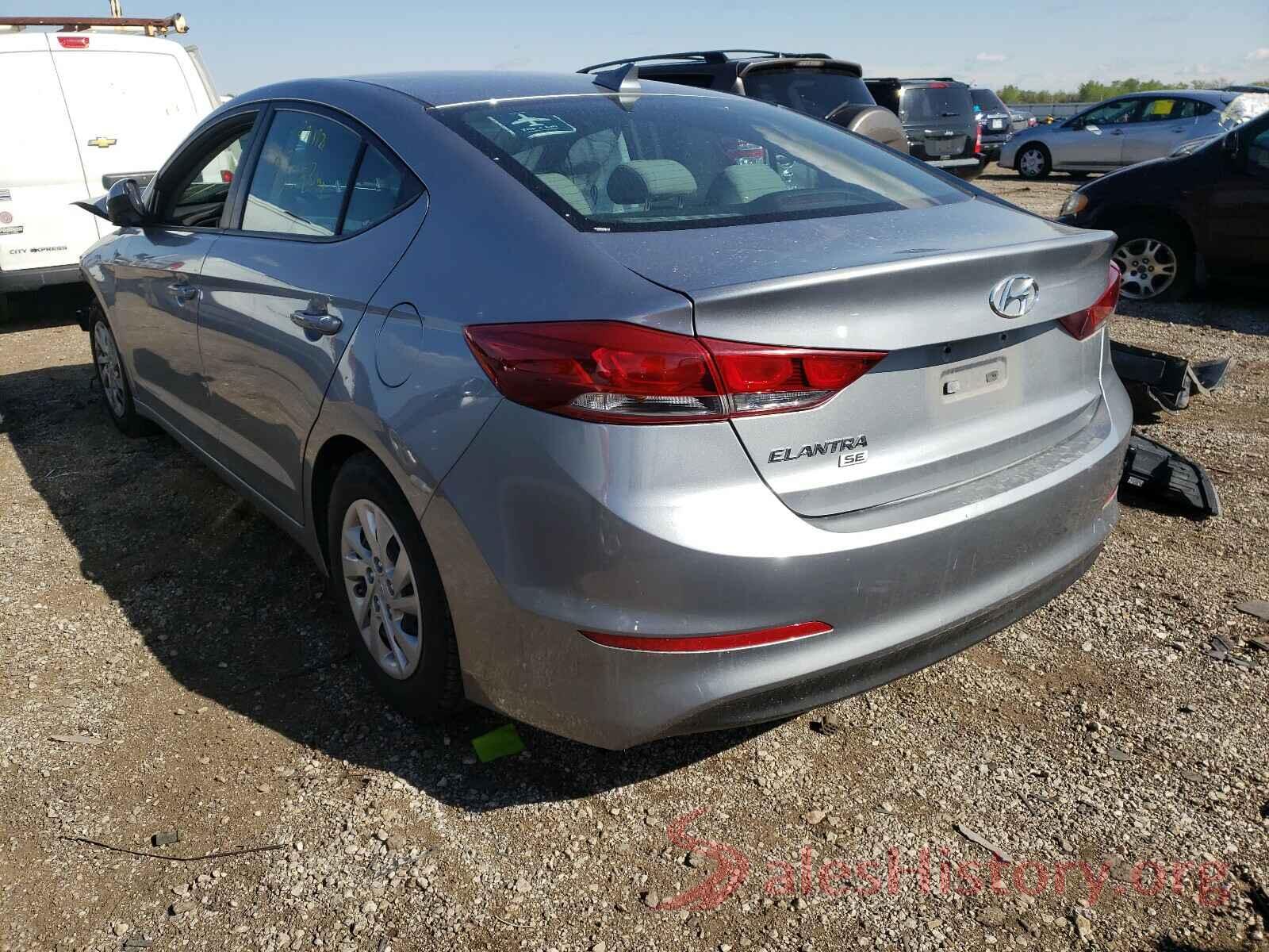 5NPD74LF7HH206984 2017 HYUNDAI ELANTRA