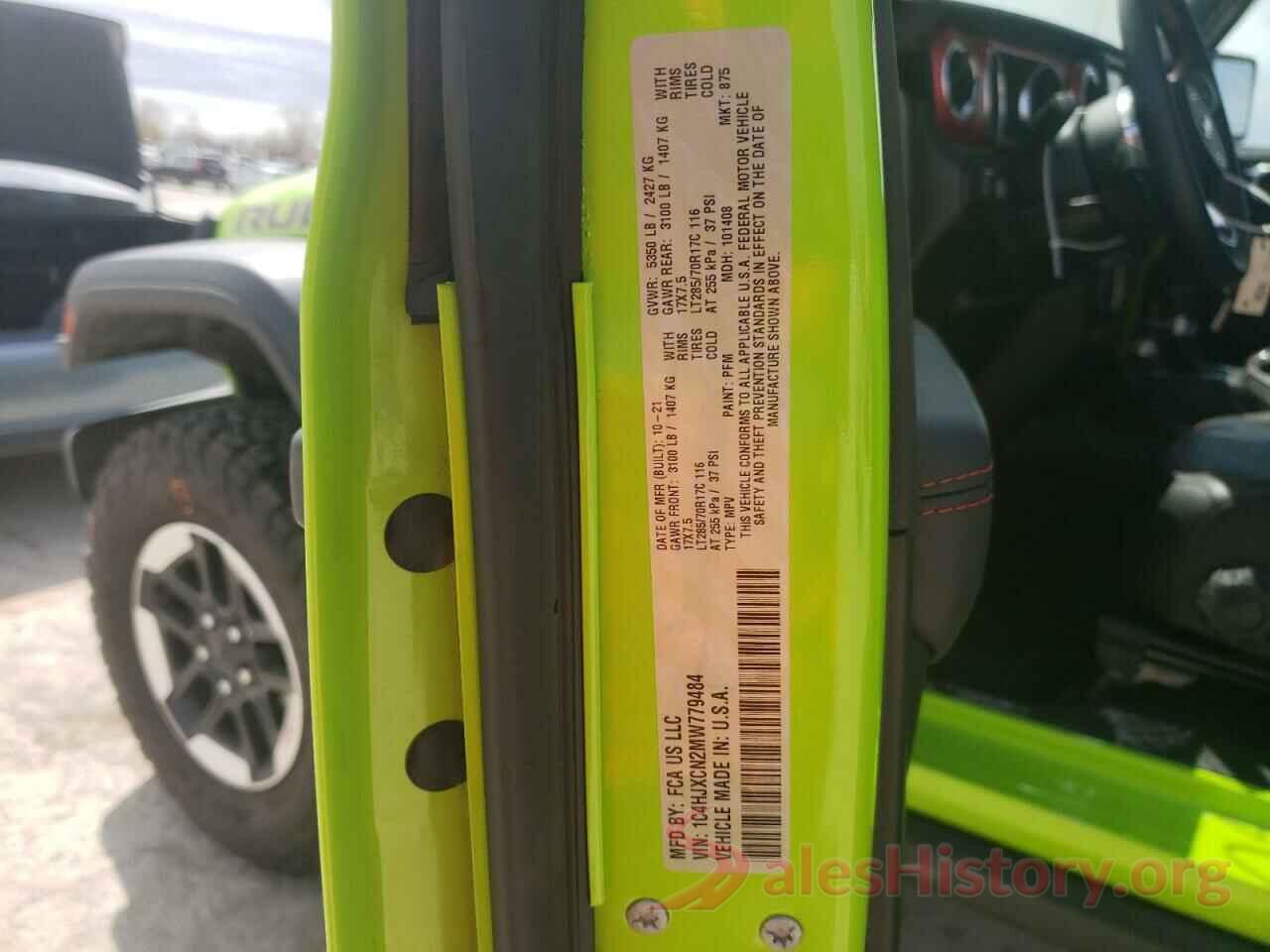 1C4HJXCN2MW779484 2021 JEEP WRANGLER