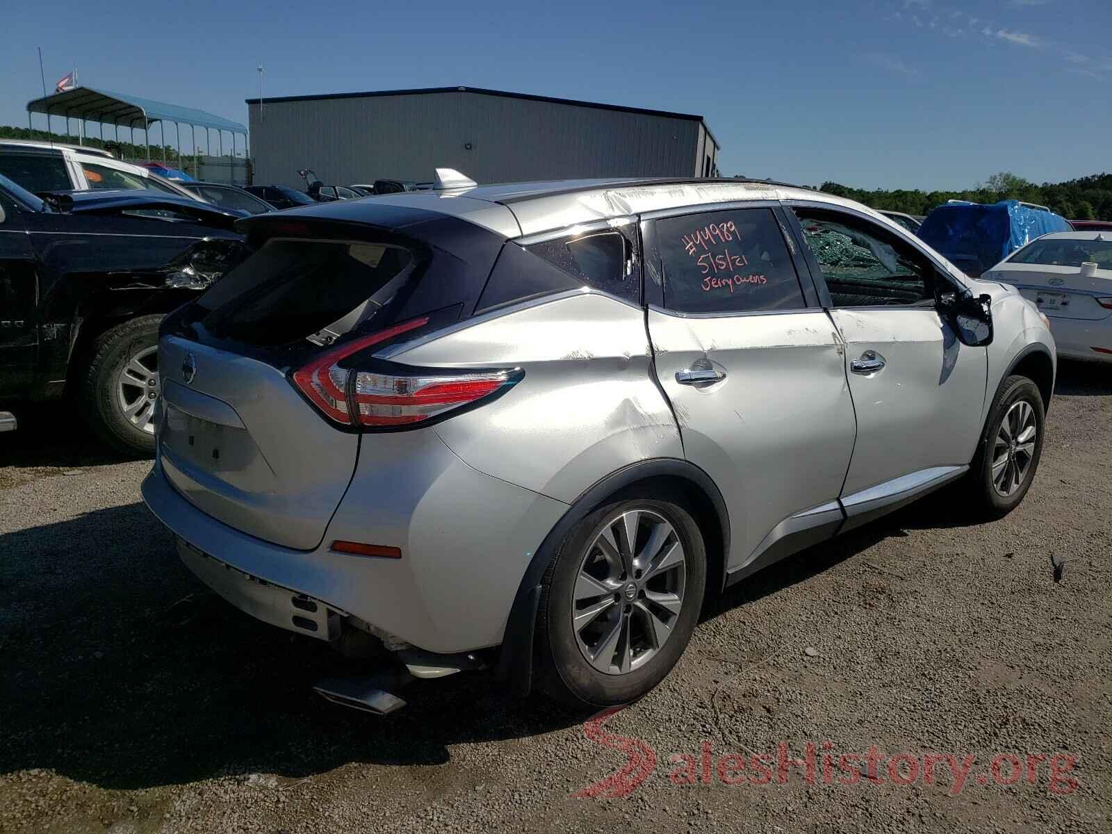 5N1AZ2MG5GN155407 2016 NISSAN MURANO