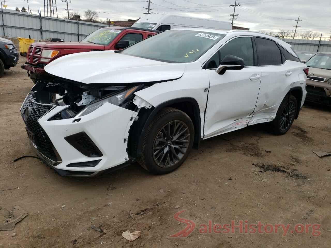 2T2SZMDA3MC291660 2021 LEXUS RX350