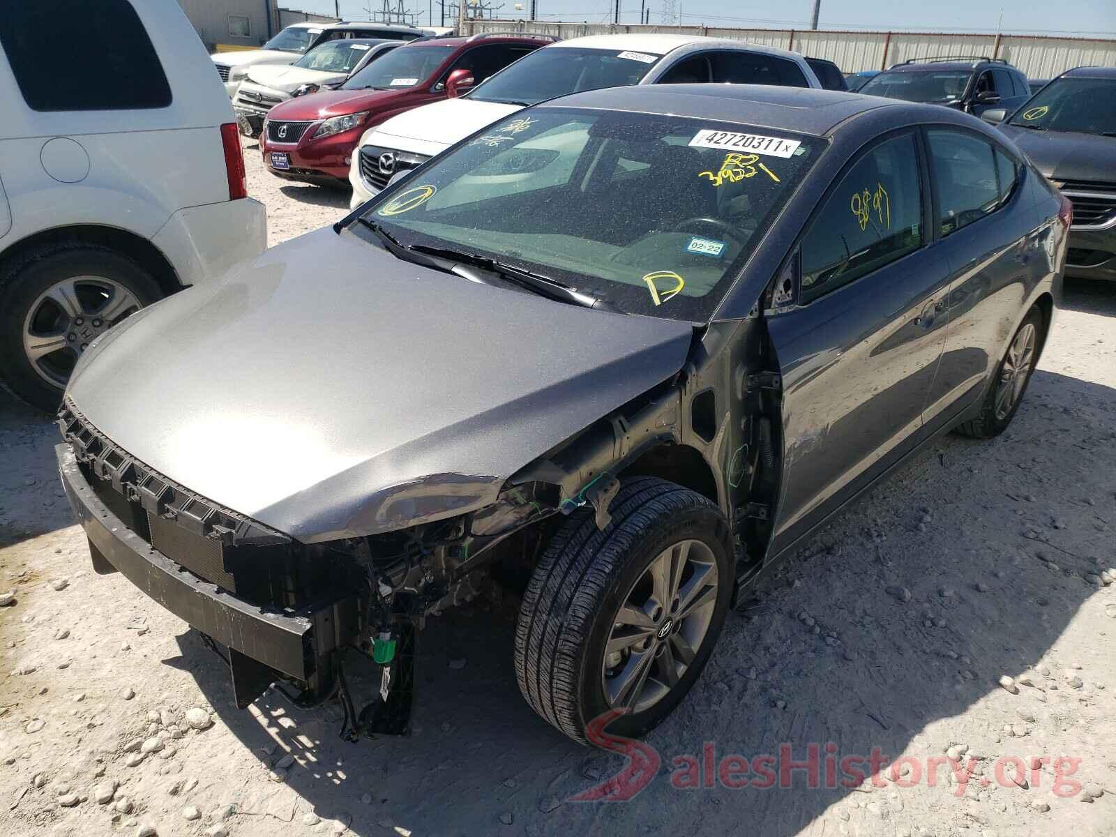 5NPD84LF1JH319221 2018 HYUNDAI ELANTRA