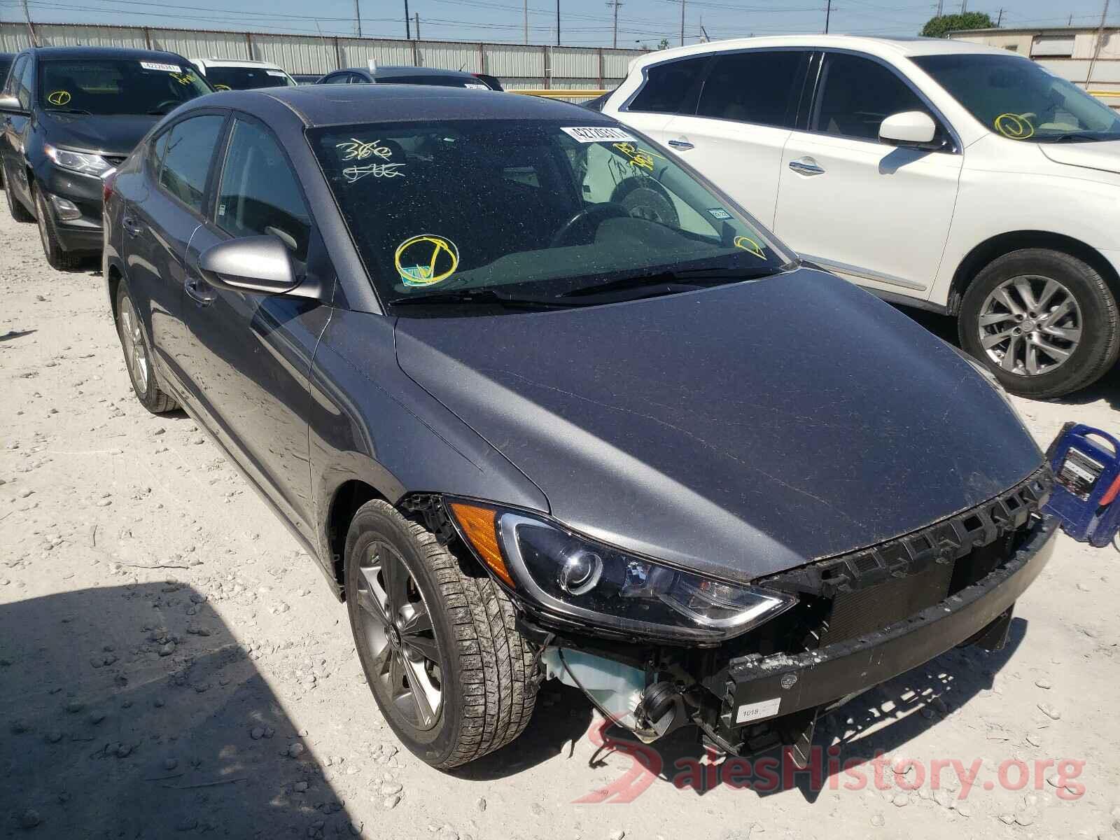 5NPD84LF1JH319221 2018 HYUNDAI ELANTRA