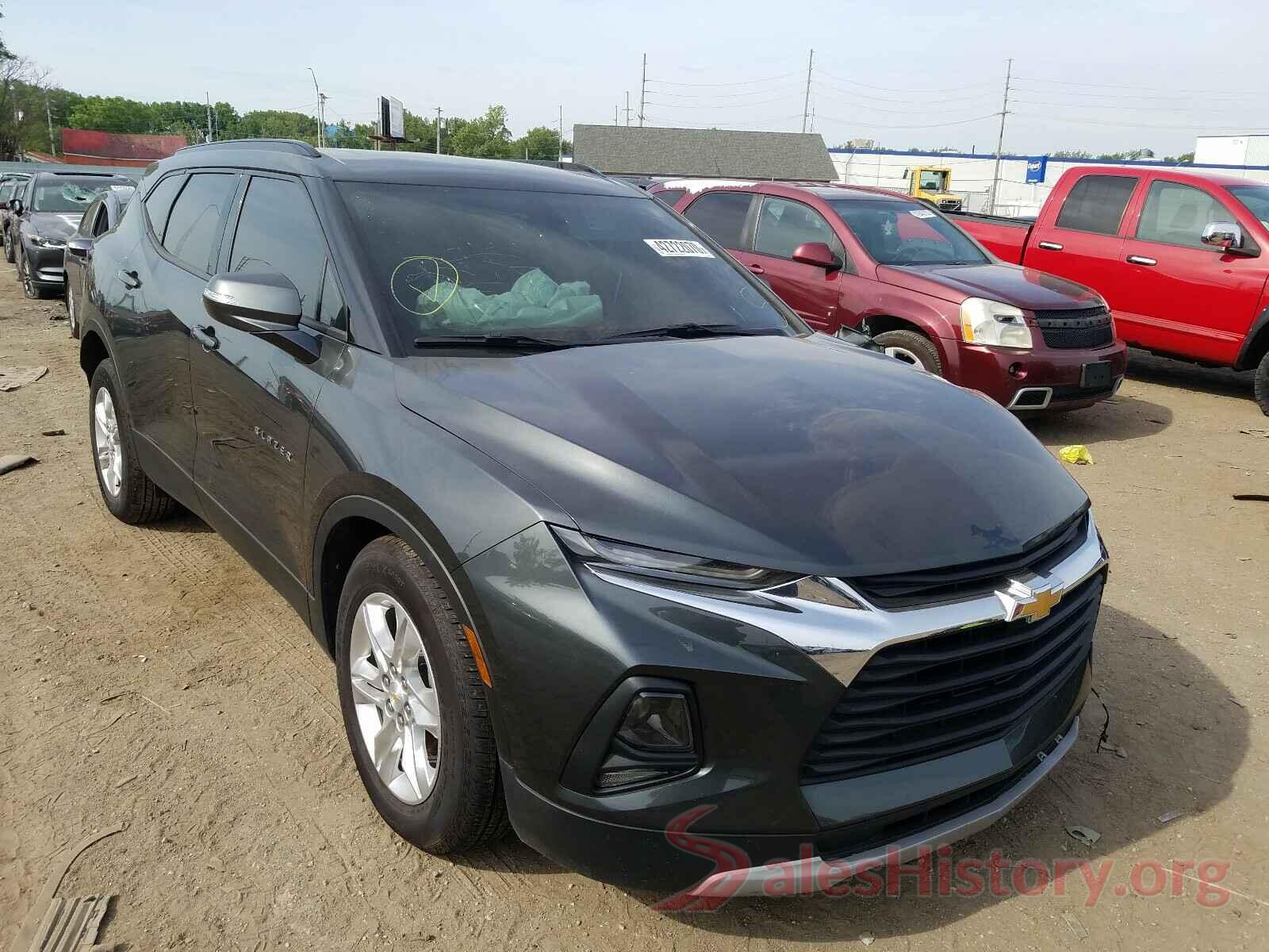 3GNKBGRS7KS702707 2019 CHEVROLET BLAZER 2LT