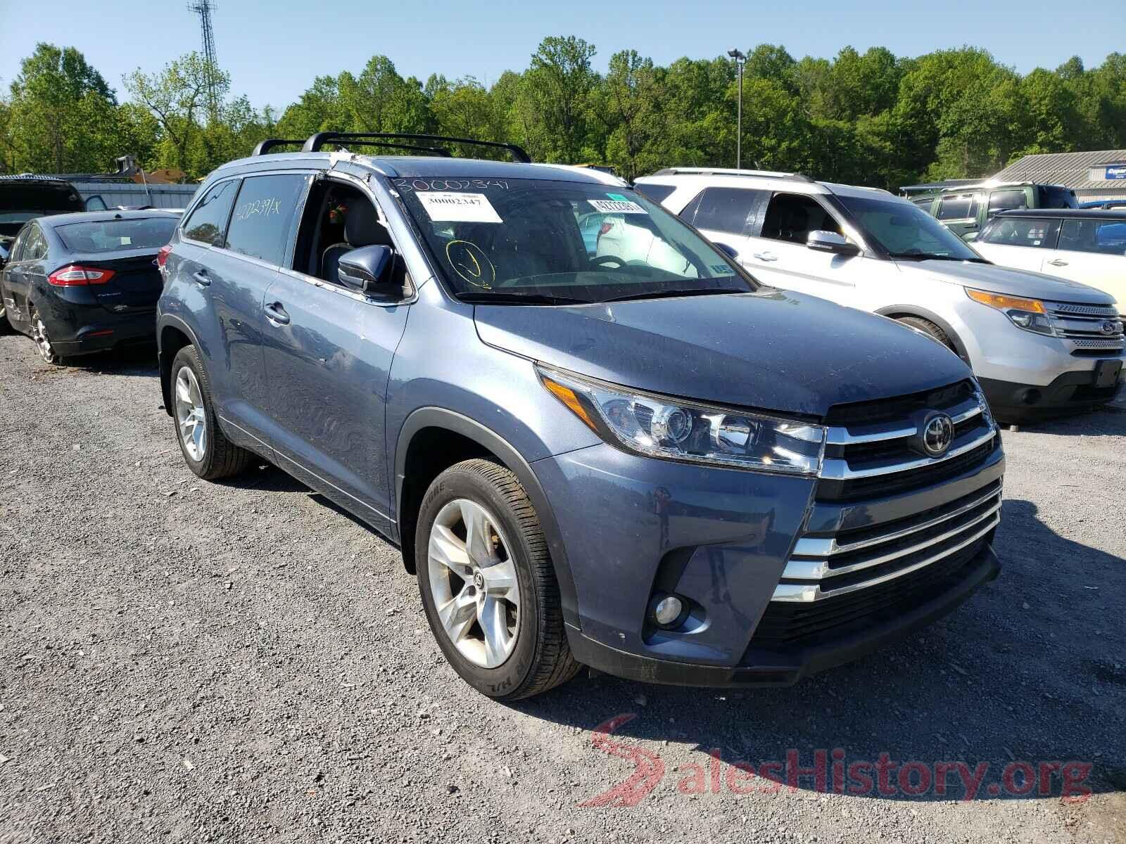 5TDDZRFH9HS480427 2017 TOYOTA HIGHLANDER