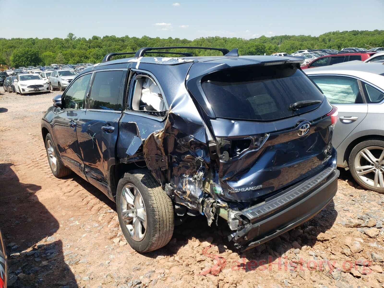 5TDDZRFH9HS480427 2017 TOYOTA HIGHLANDER