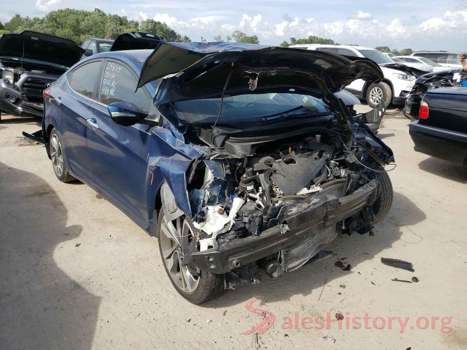 KMHDH4AE8GU558155 2016 HYUNDAI ELANTRA