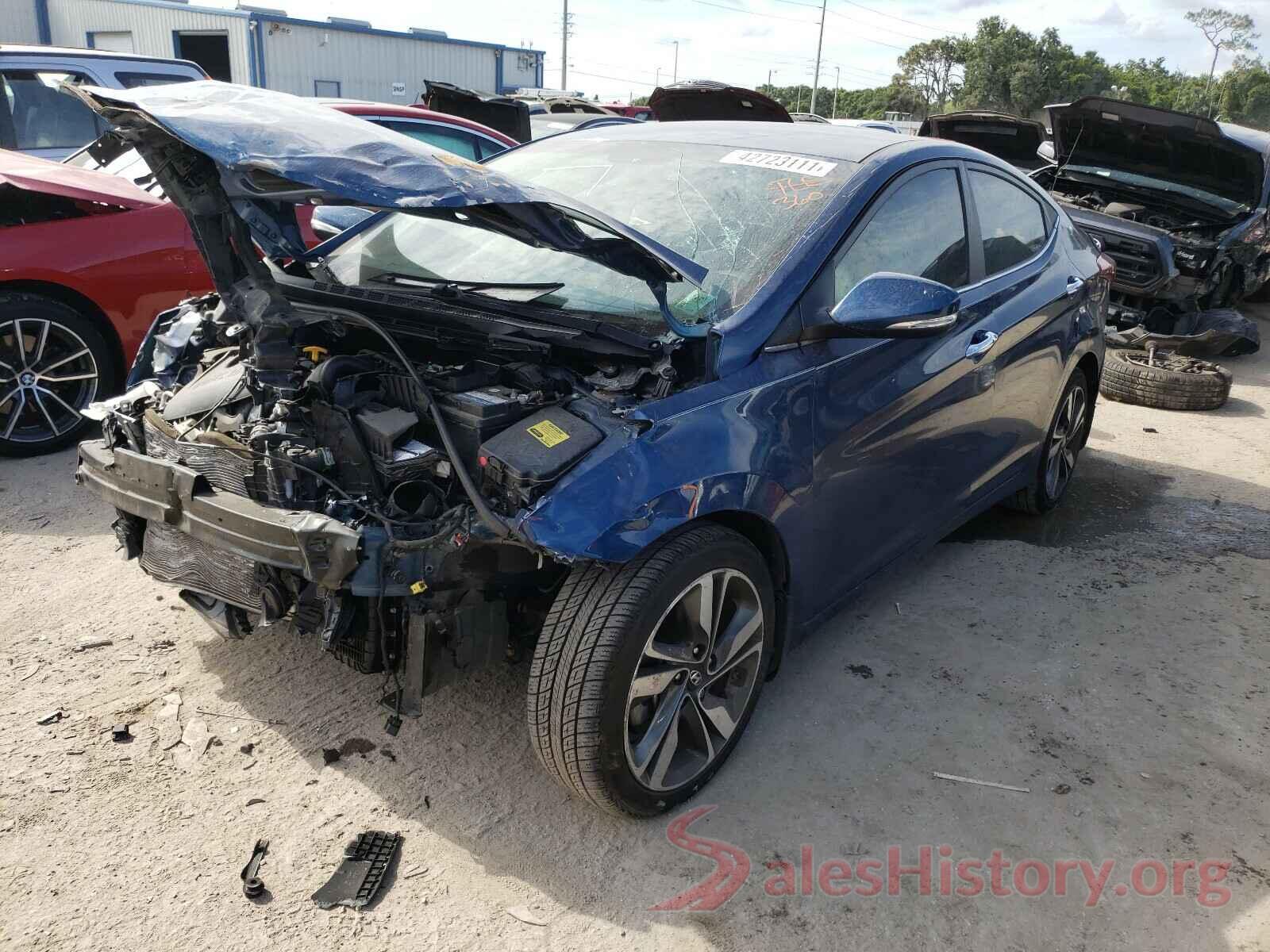 KMHDH4AE8GU558155 2016 HYUNDAI ELANTRA