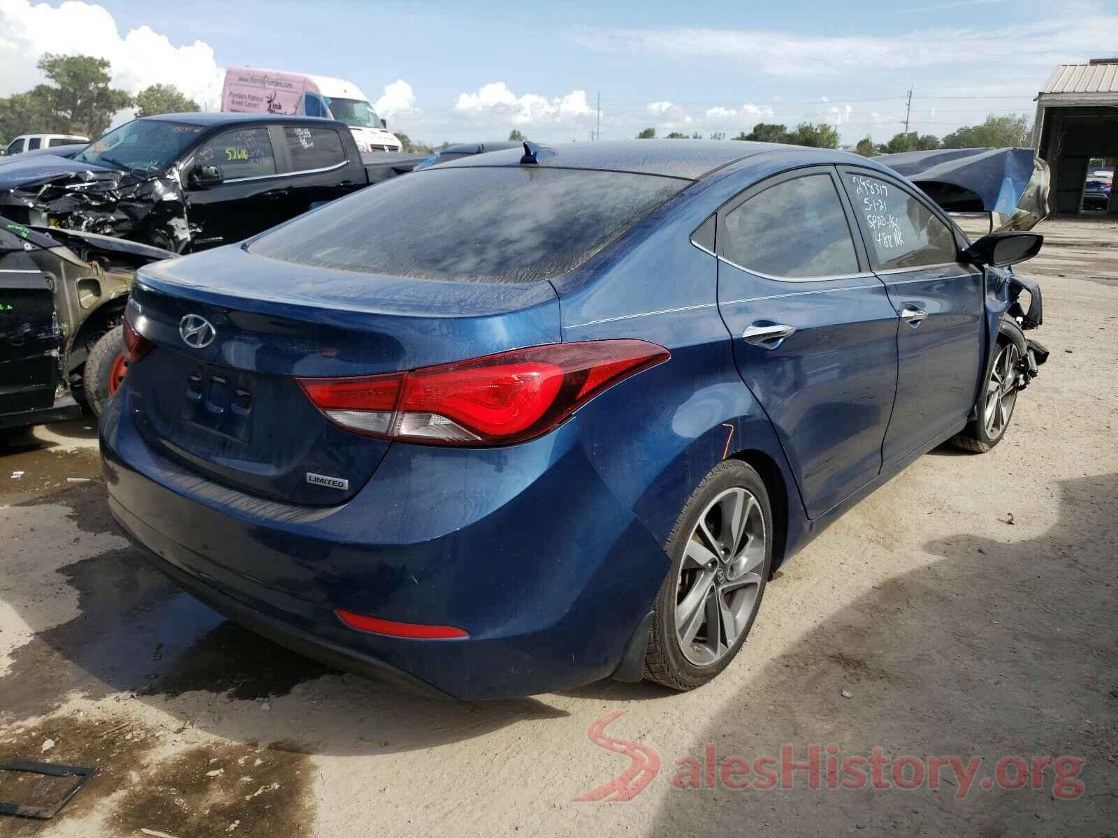 KMHDH4AE8GU558155 2016 HYUNDAI ELANTRA