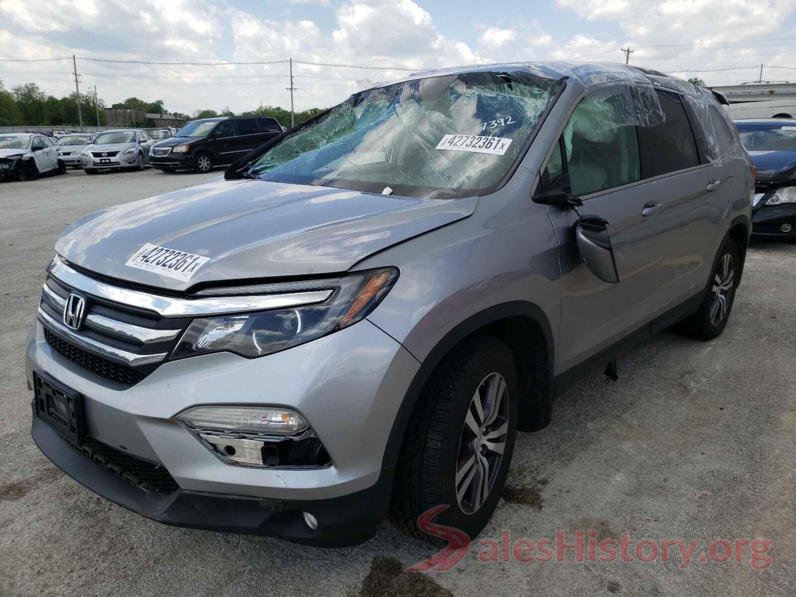 5FNYF6H54HB037392 2017 HONDA PILOT