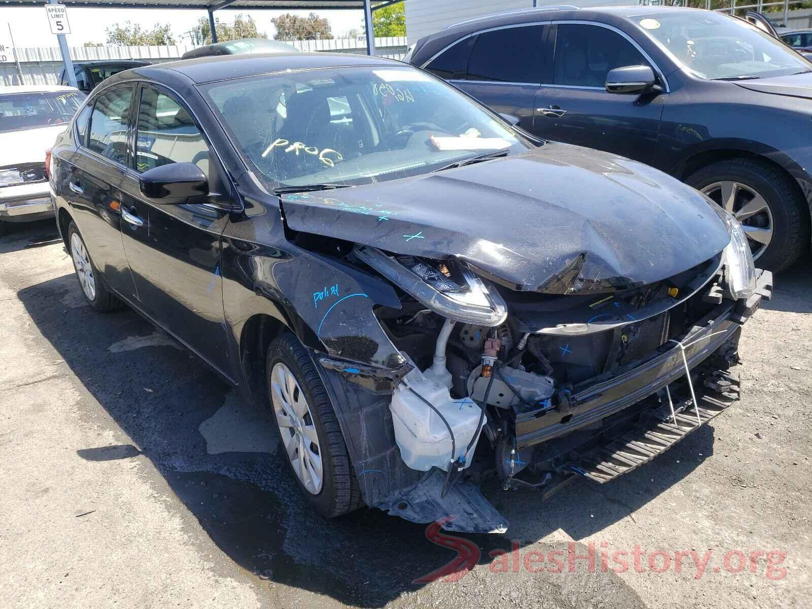 3N1AB7AP9KY263487 2019 NISSAN SENTRA