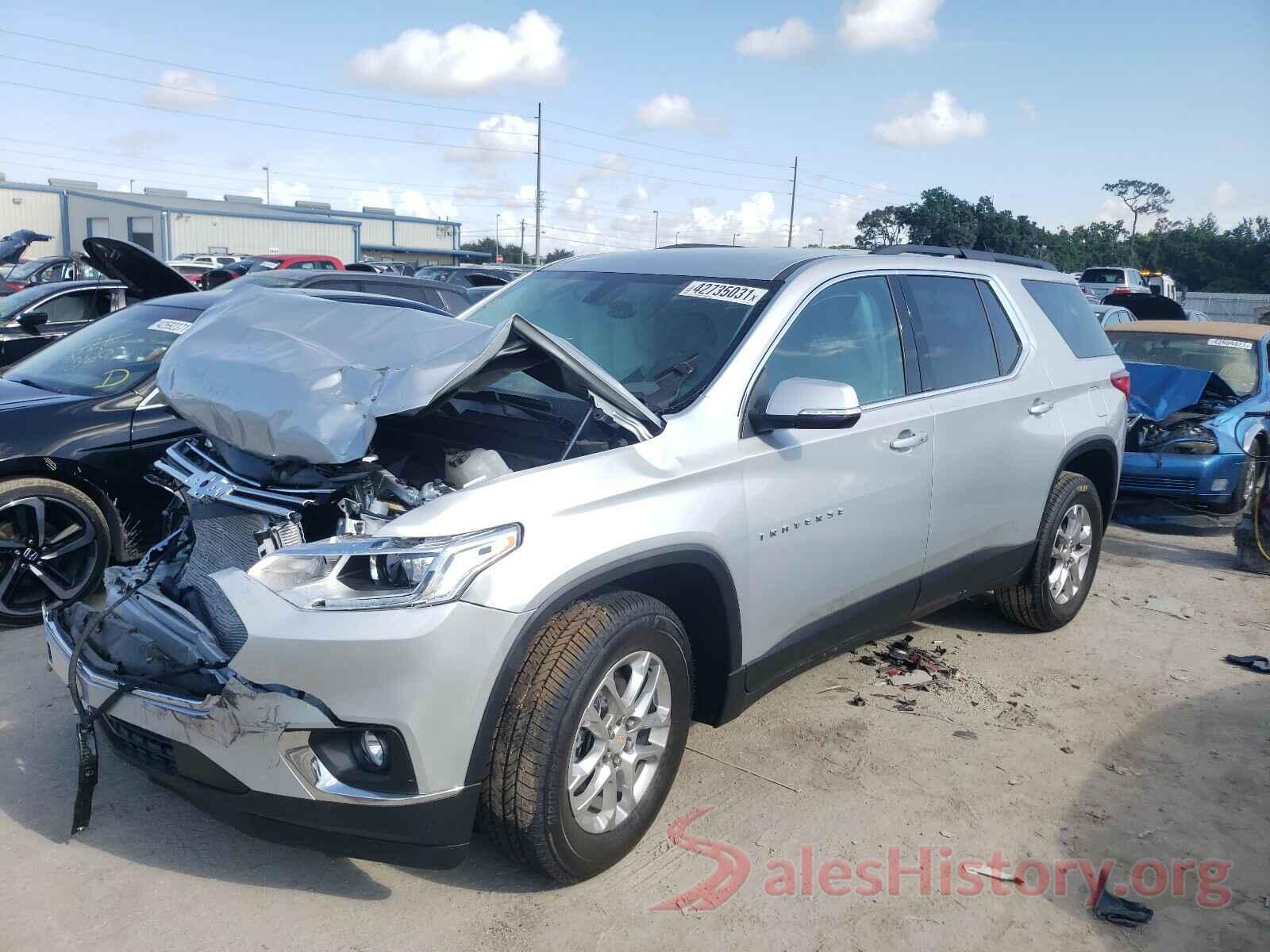 1GNERGKW4MJ184498 2021 CHEVROLET TRAVERSE