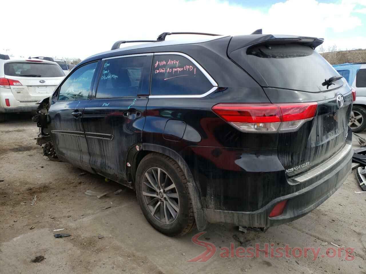 5TDJZRFHXJS542121 2018 TOYOTA HIGHLANDER