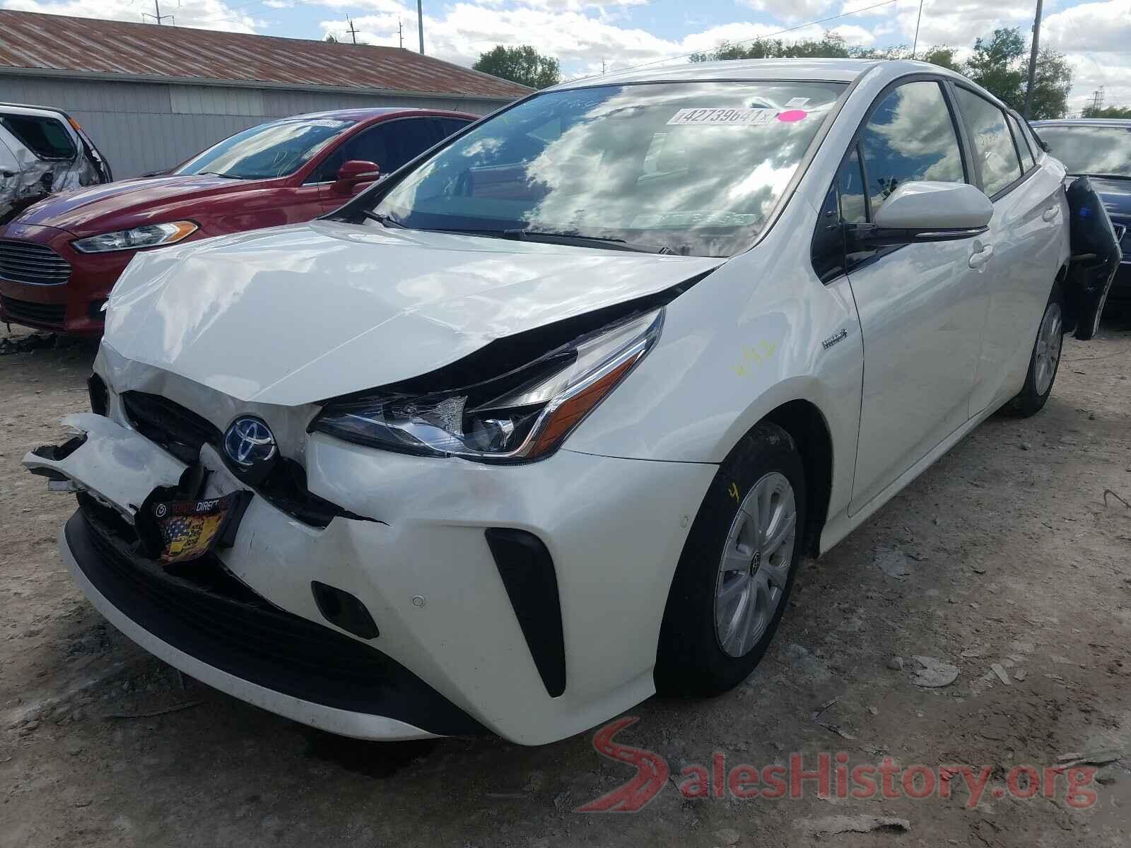 JTDKARFU6K3099994 2019 TOYOTA PRIUS