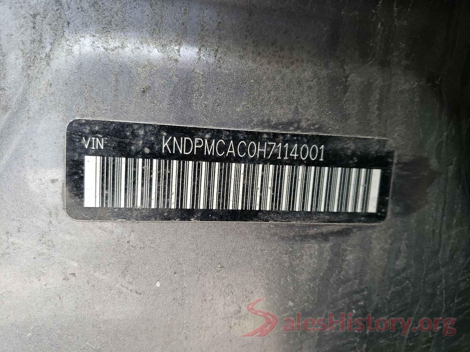 KNDPMCAC0H7114001 2017 KIA SPORTAGE