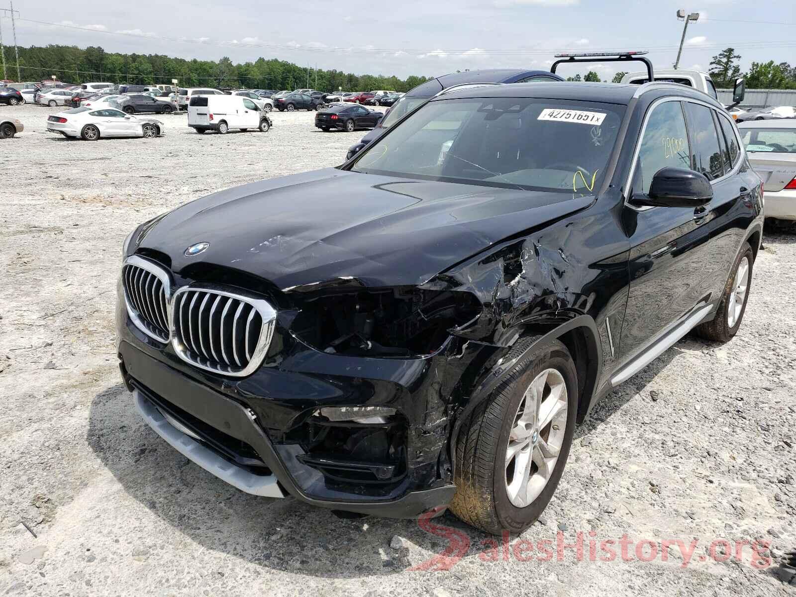 5UXTY3C02L9B20614 2020 BMW X3