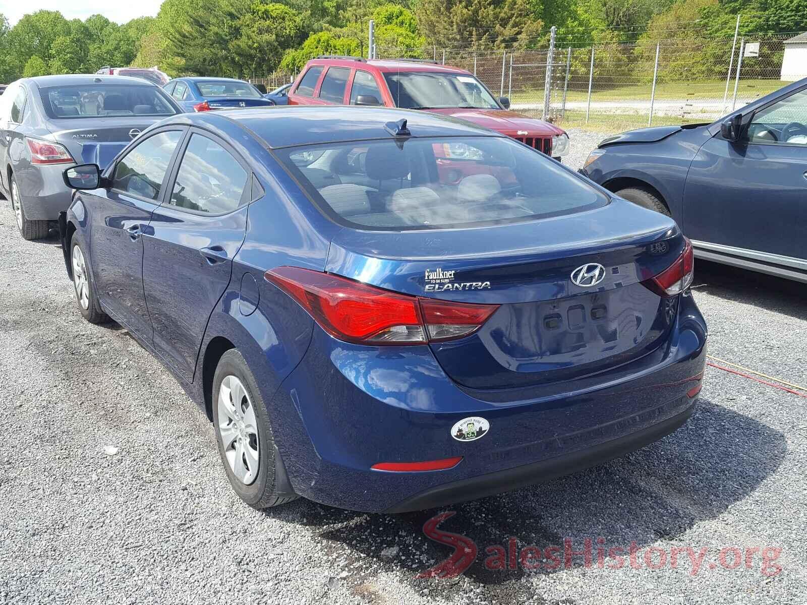 5NPDH4AE4GH771487 2016 HYUNDAI ELANTRA