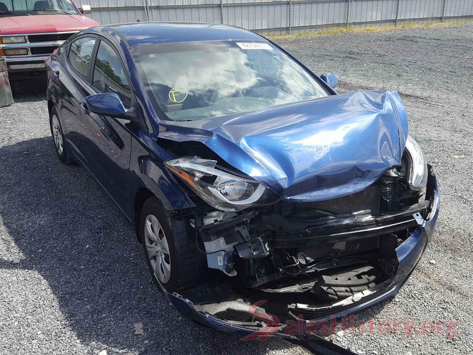 5NPDH4AE4GH771487 2016 HYUNDAI ELANTRA