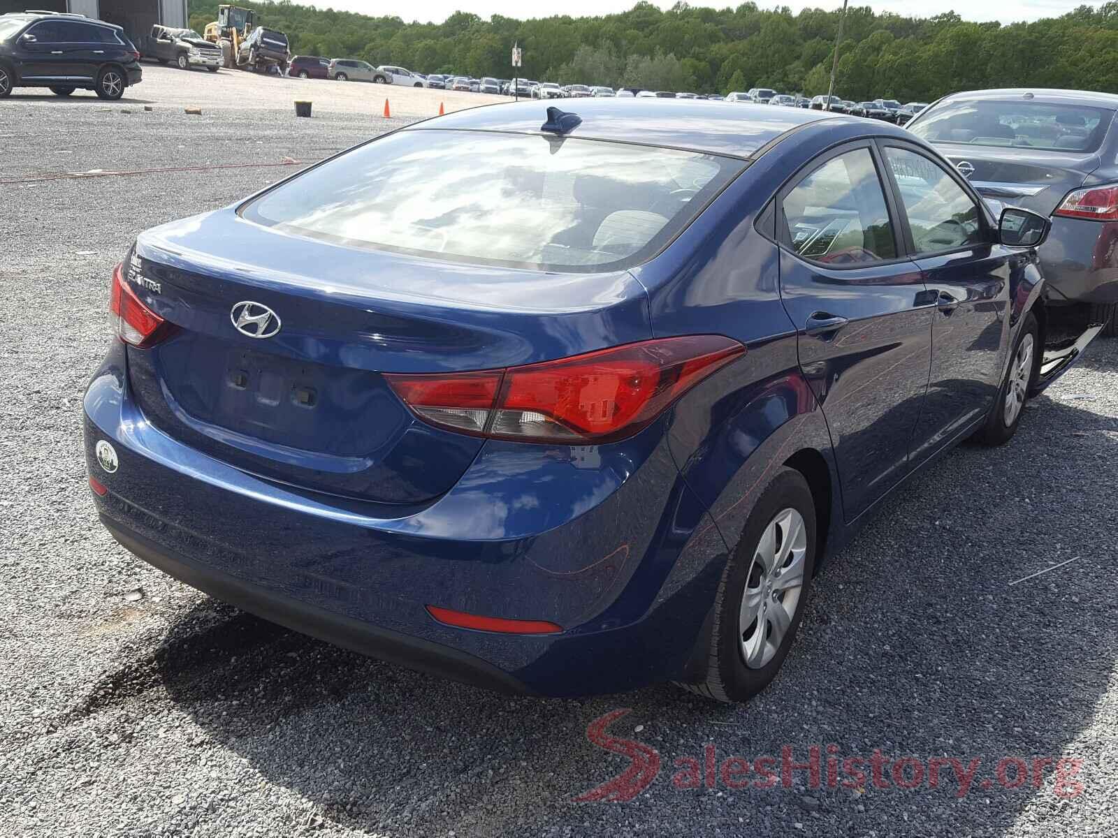 5NPDH4AE4GH771487 2016 HYUNDAI ELANTRA