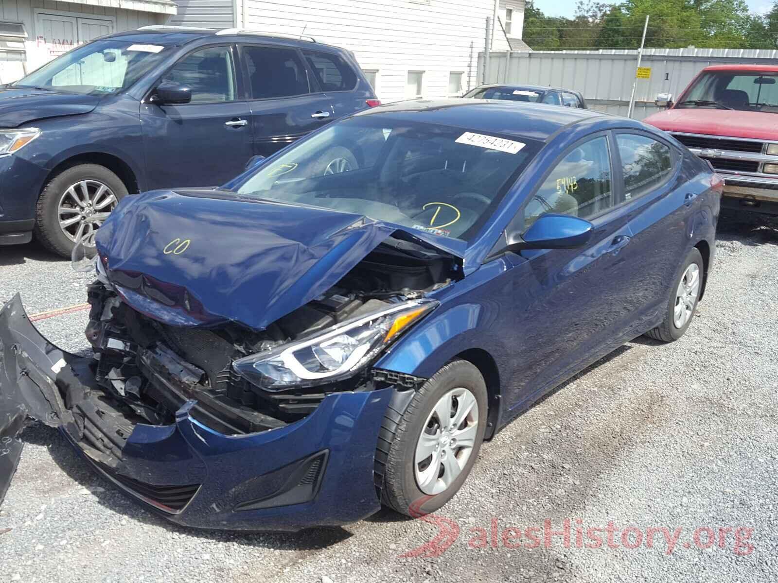 5NPDH4AE4GH771487 2016 HYUNDAI ELANTRA